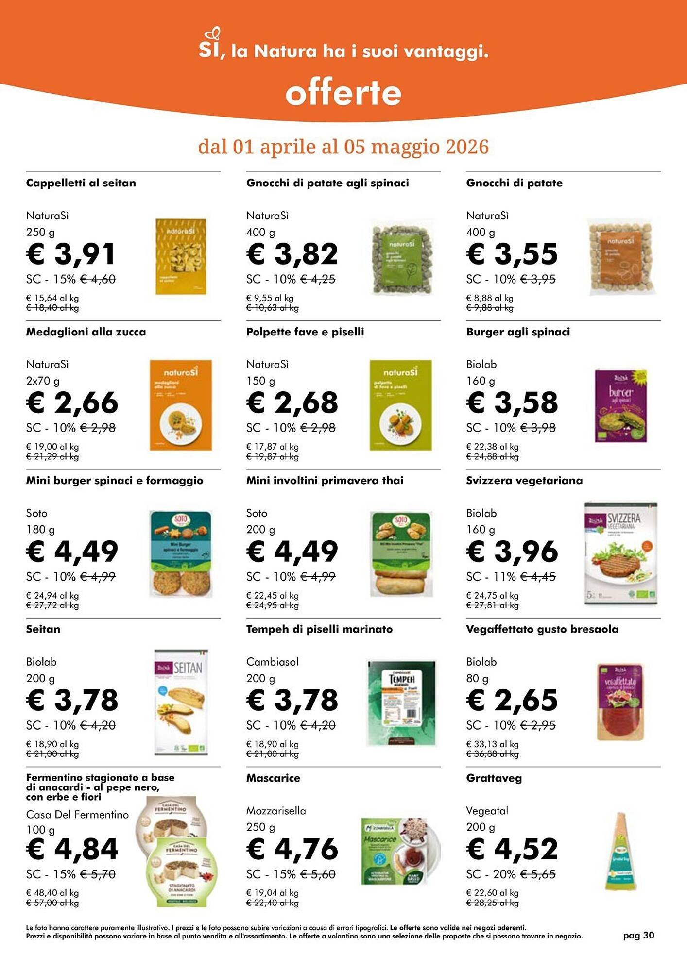 Volantino NaturaSì (2026-04-01 - 2026-04-30)