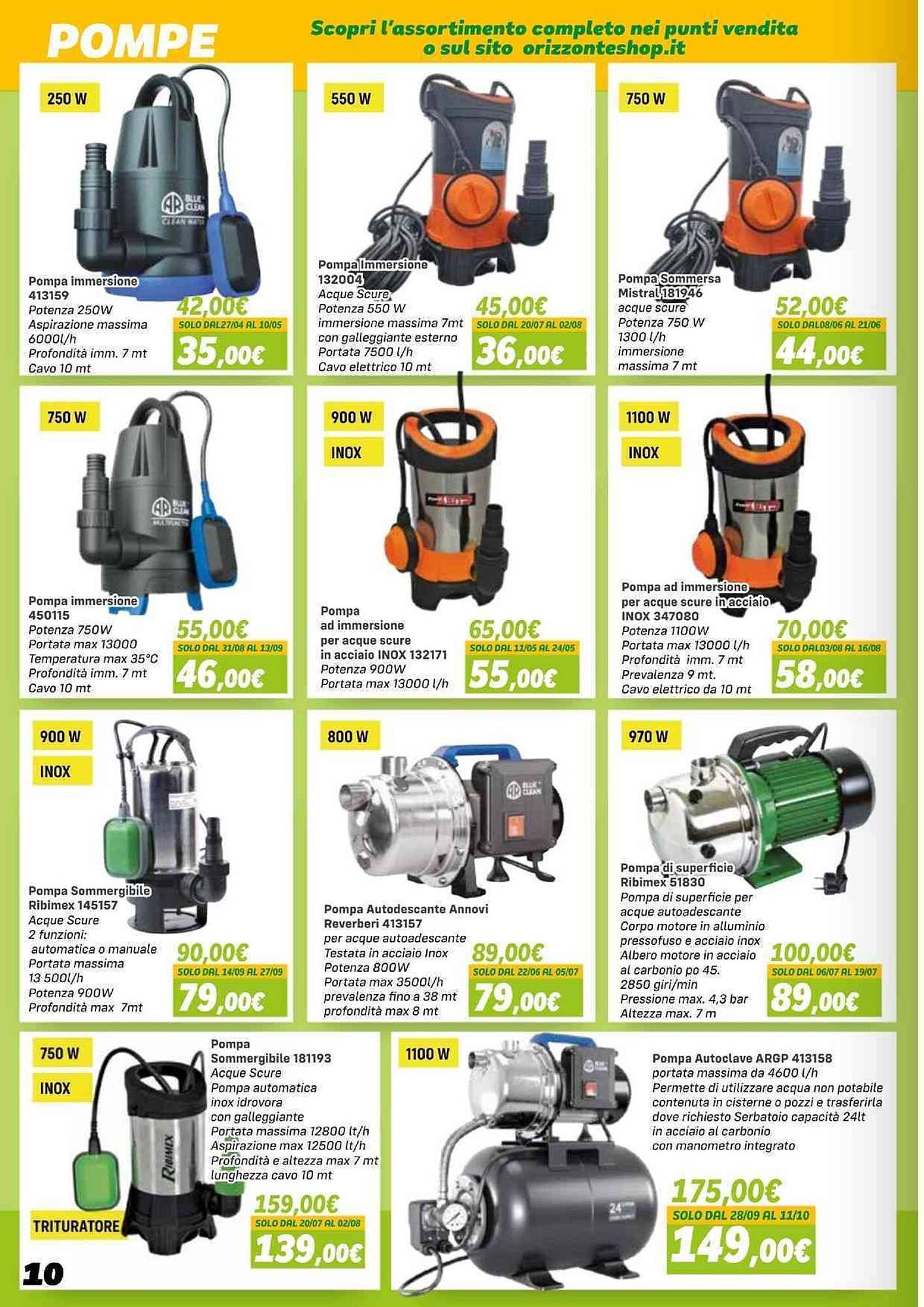 Volantino Orizzonte (2026-04-10 - 2026-10-11)