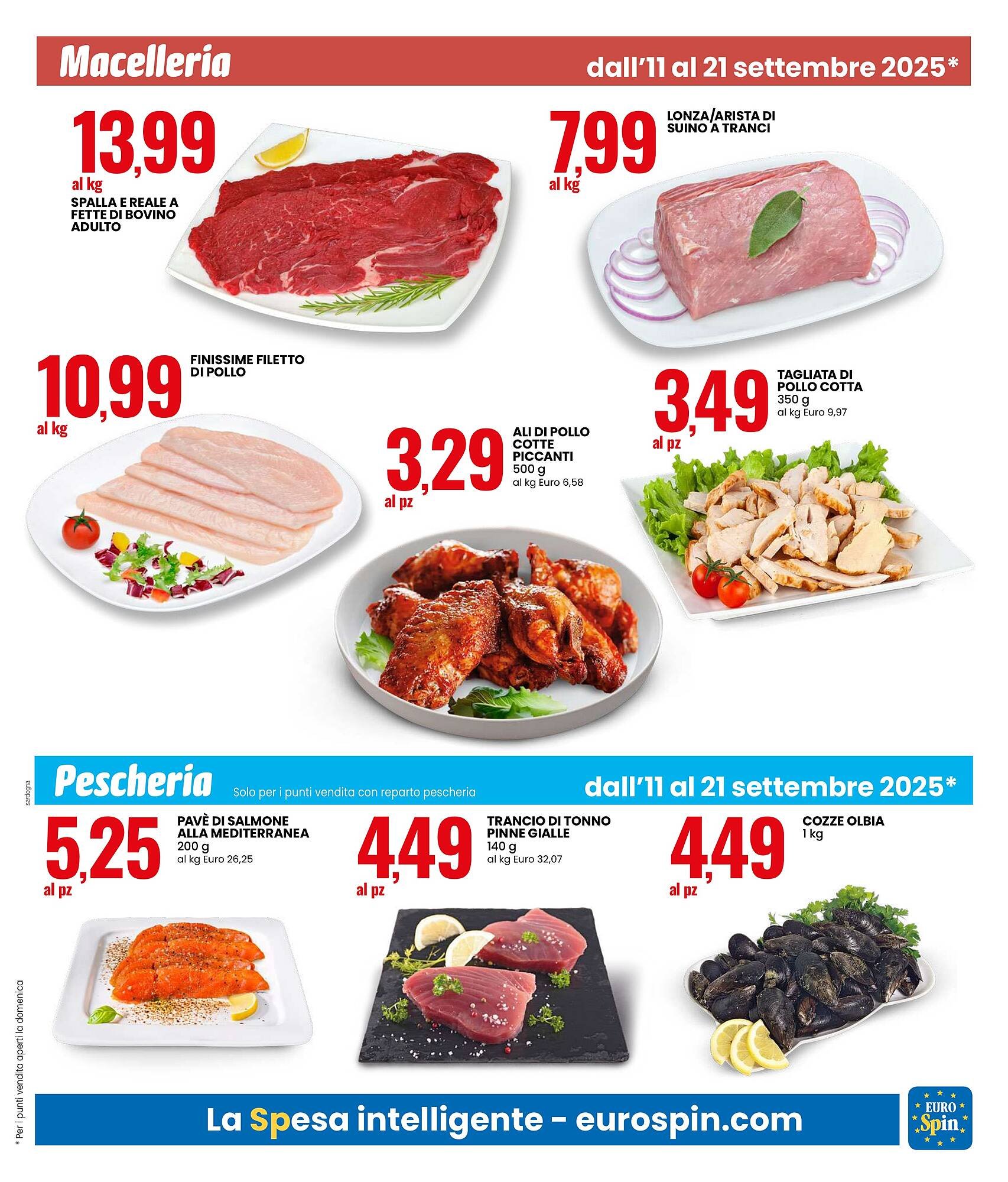 Volantino Eurospin (2025-09-11 - 2025-09-21)