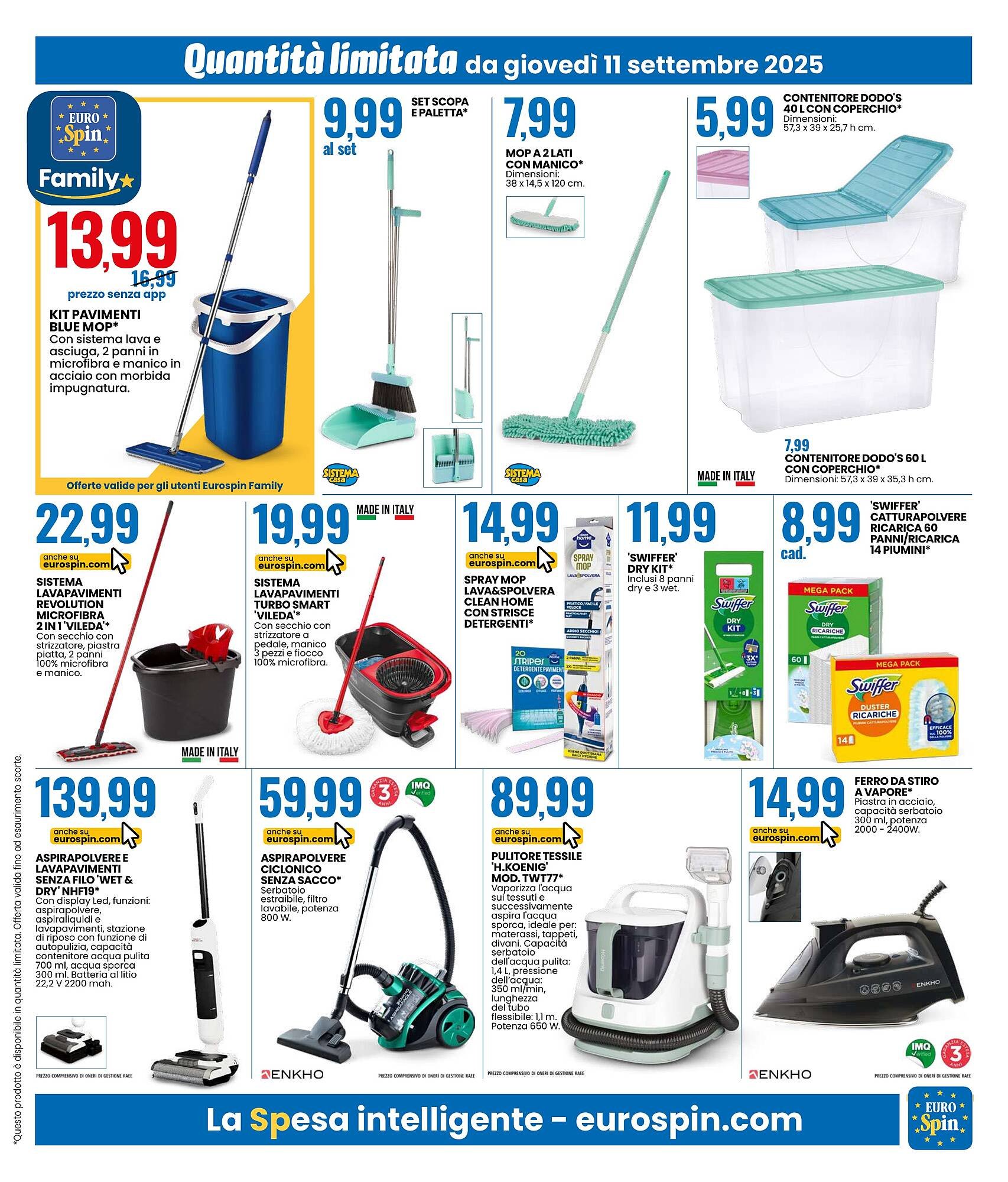 Volantino Eurospin (2025-09-11 - 2025-09-21)