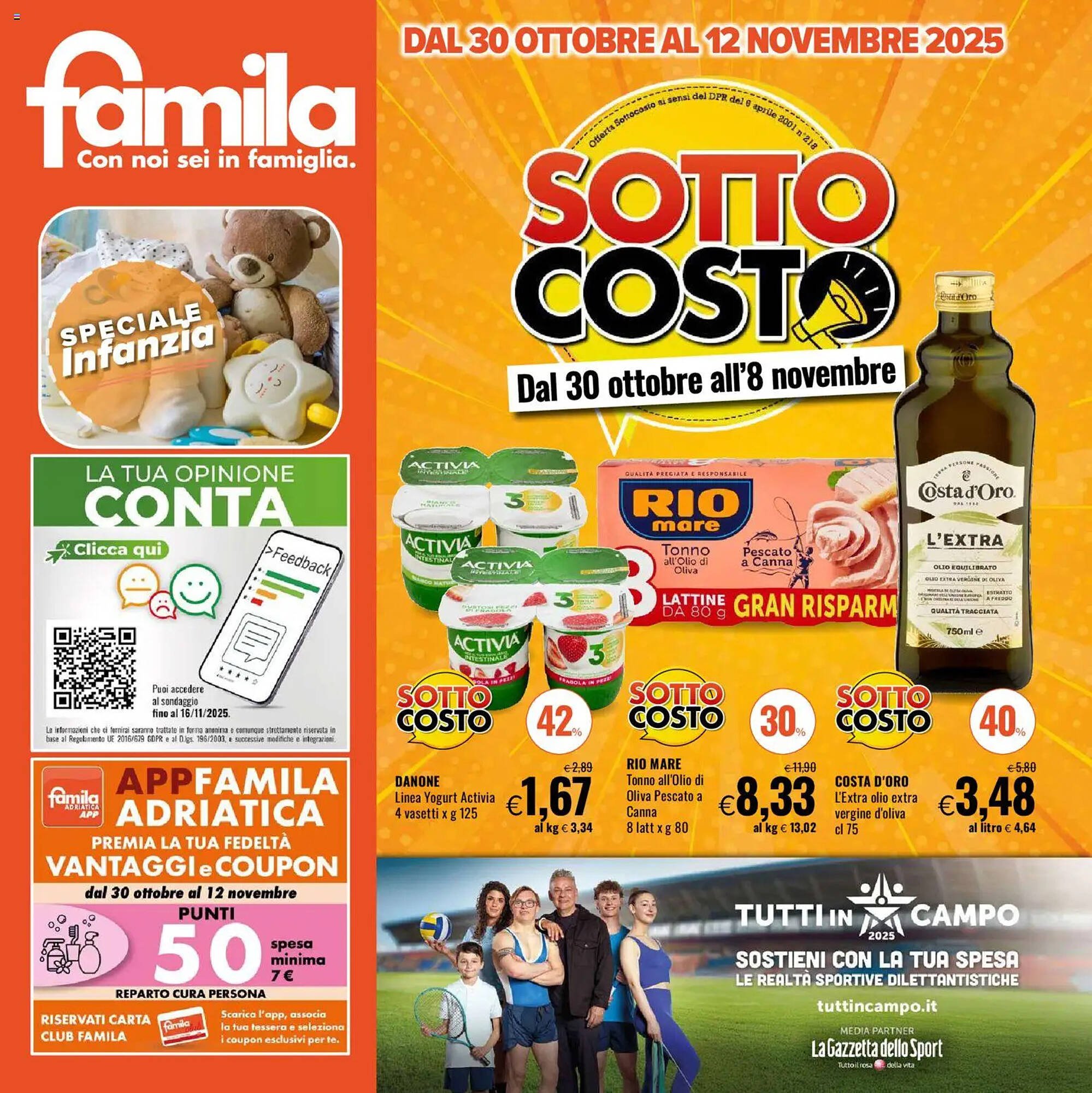 Volantino Famila (2025-10-30 - 2025-11-12)