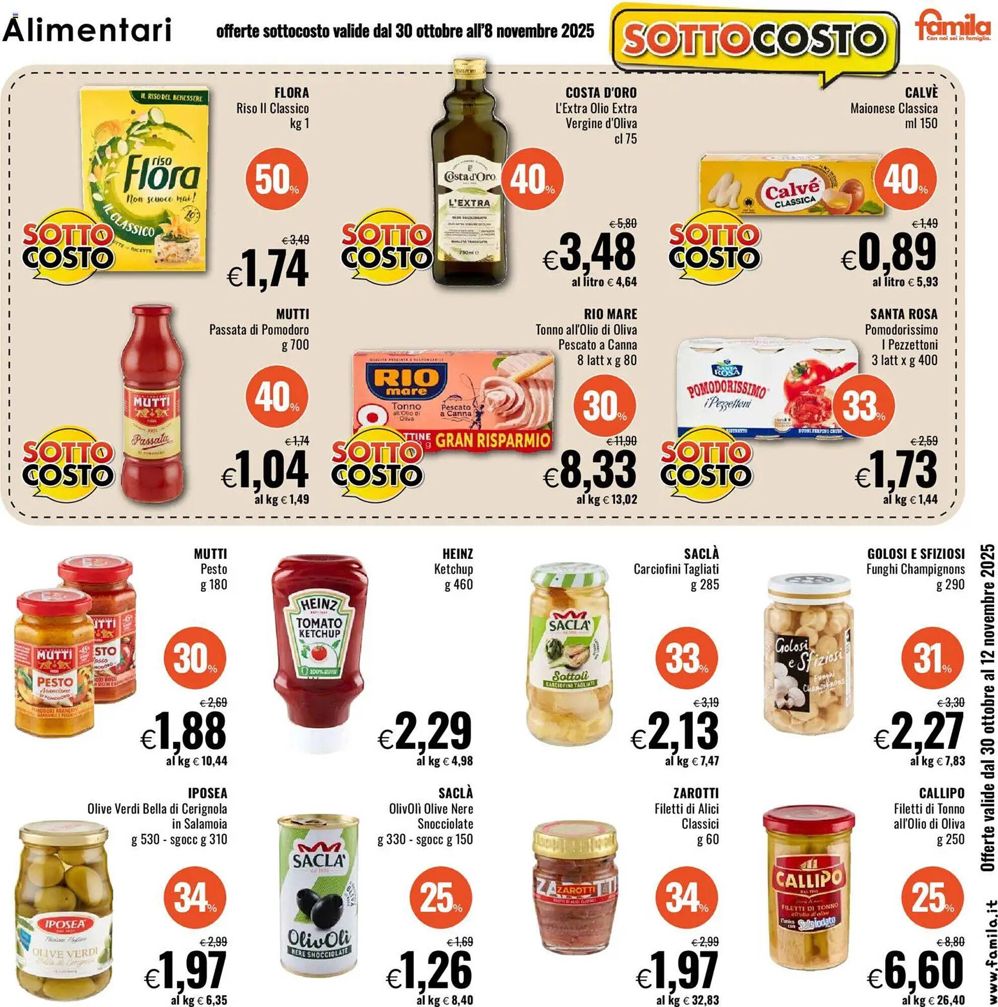 Volantino Famila (2025-10-30 - 2025-11-12)