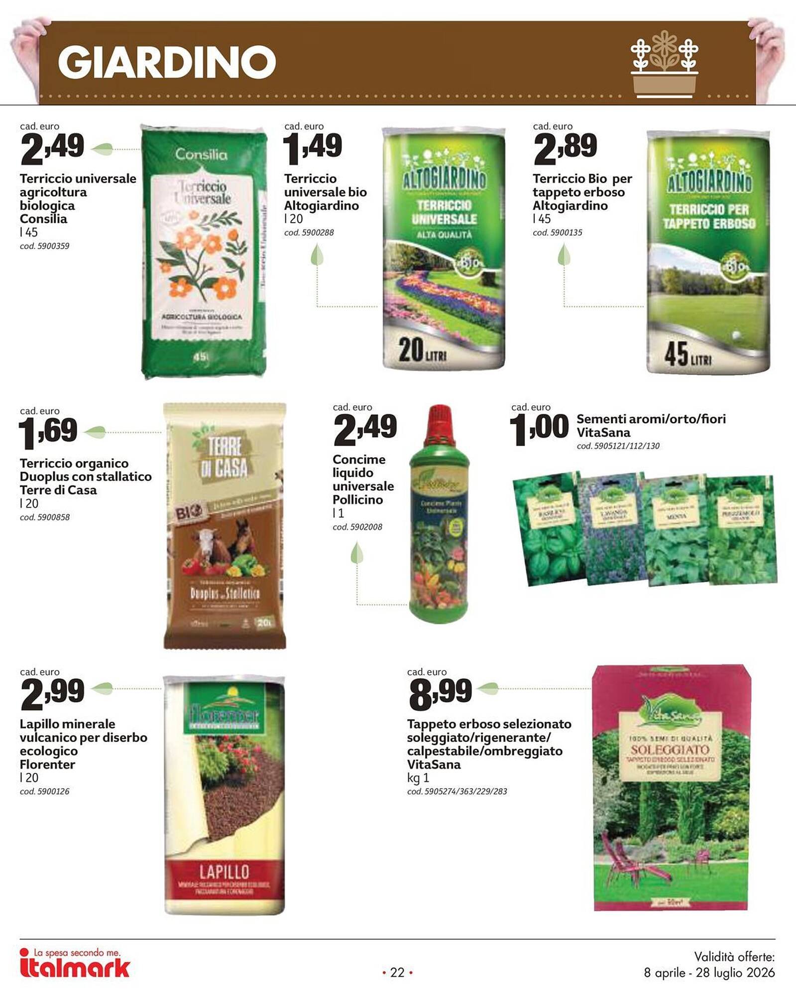 Volantino Italmark (2026-04-08 - 2026-07-28)