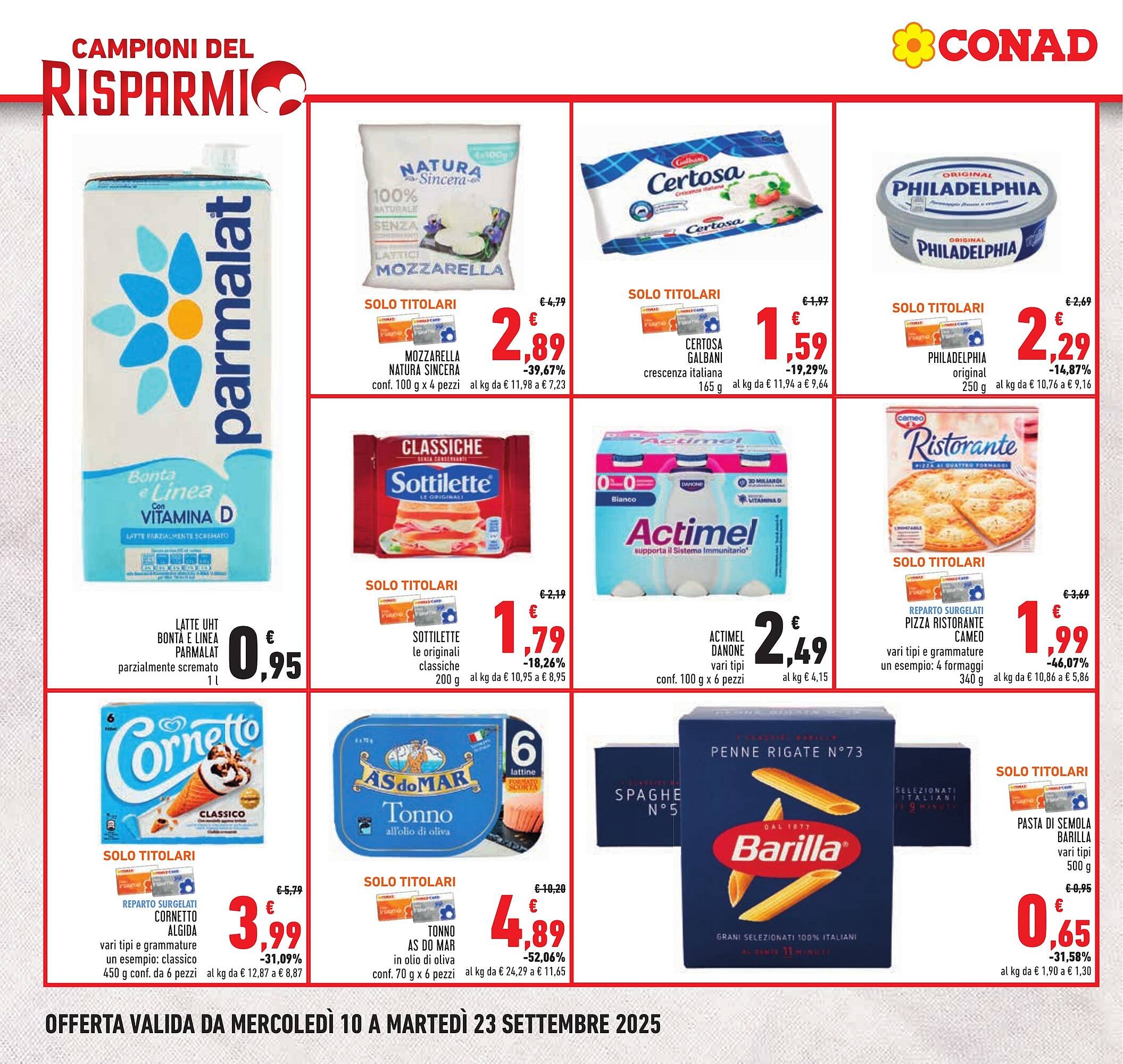 Volantino Conad (2025-09-10 - 2025-09-23)