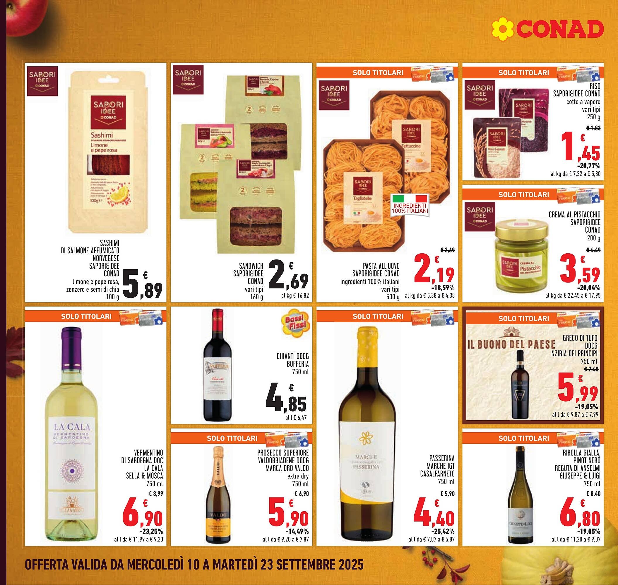 Volantino Conad (2025-09-10 - 2025-09-23)