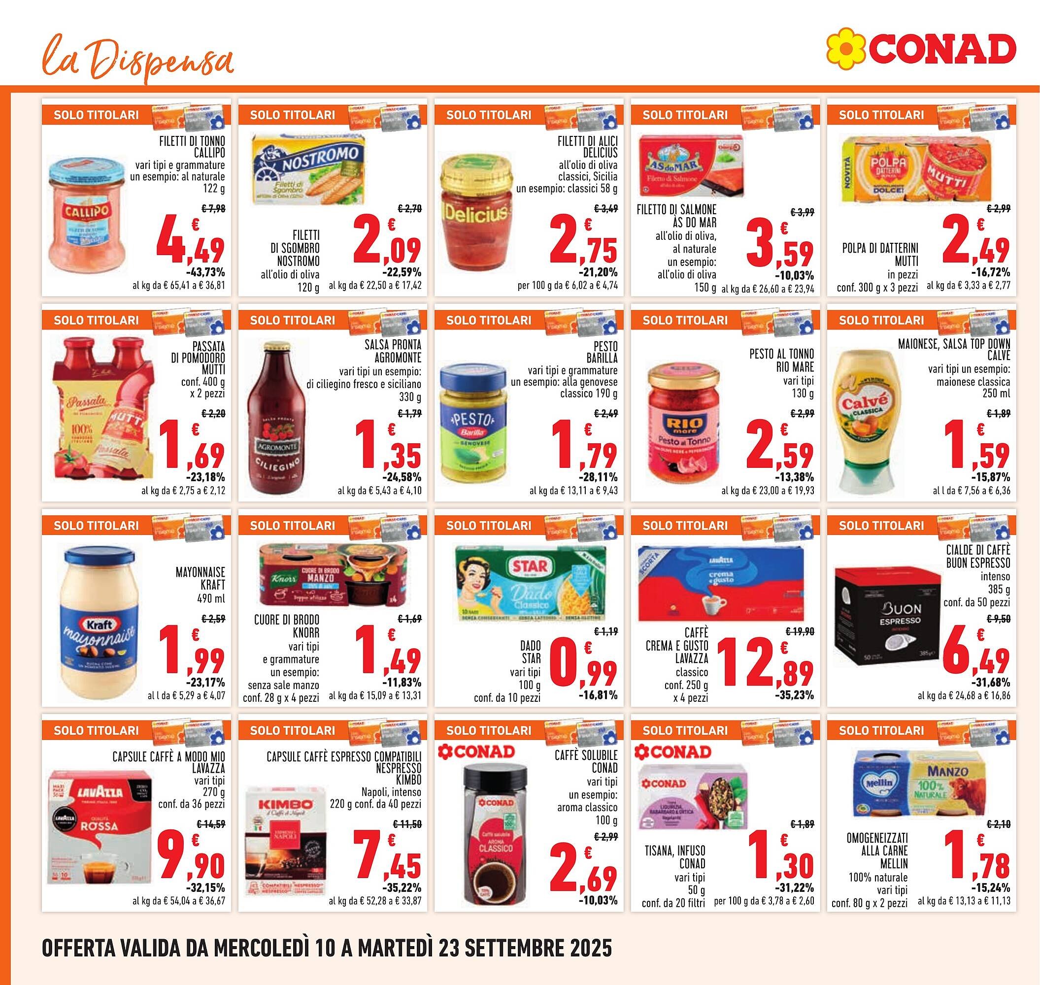 Volantino Conad (2025-09-10 - 2025-09-23)