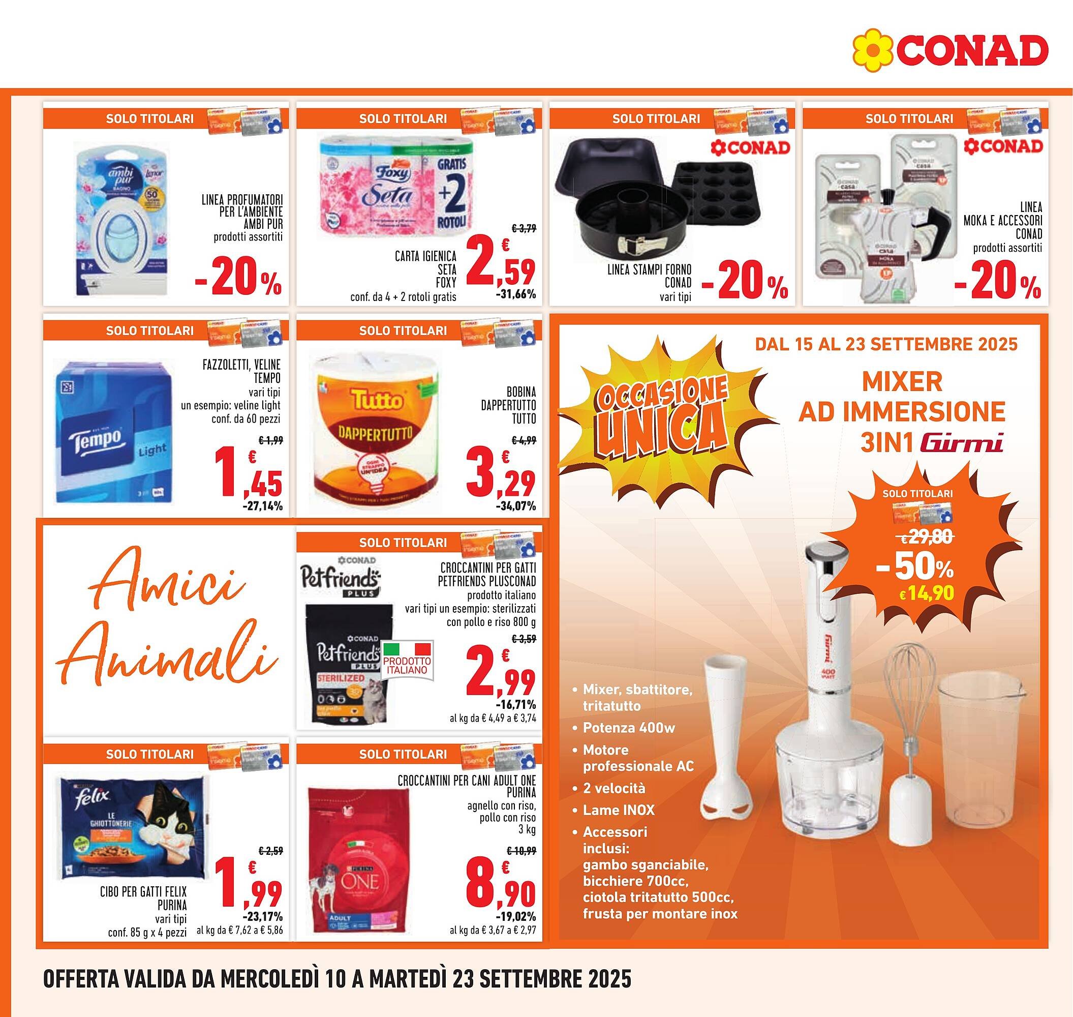 Volantino Conad (2025-09-10 - 2025-09-23)