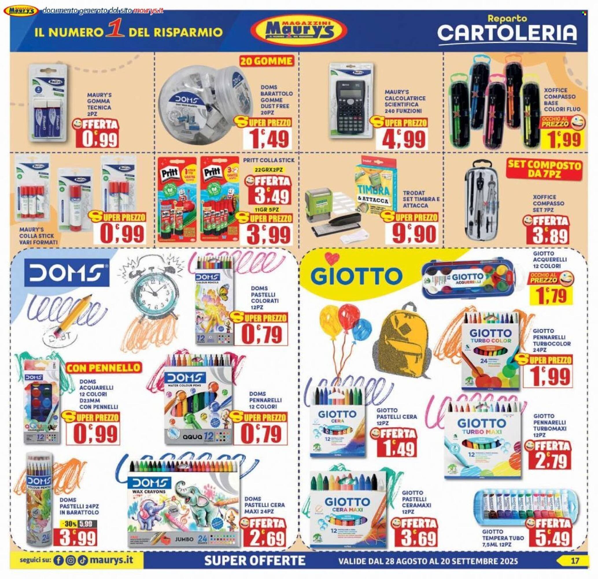Volantino Maury's (2025-08-28 - 2025-09-20)