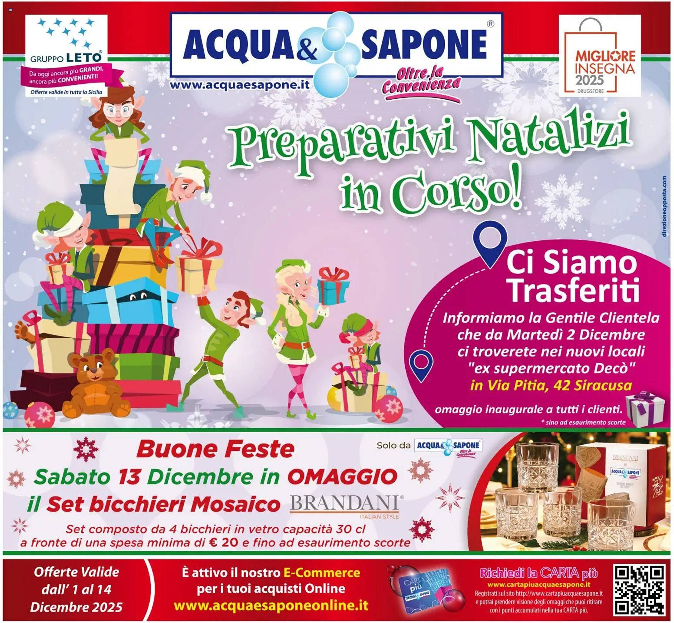 Volantino Acqua &amp; Sapone (2025-12-01 - 2025-12-14)