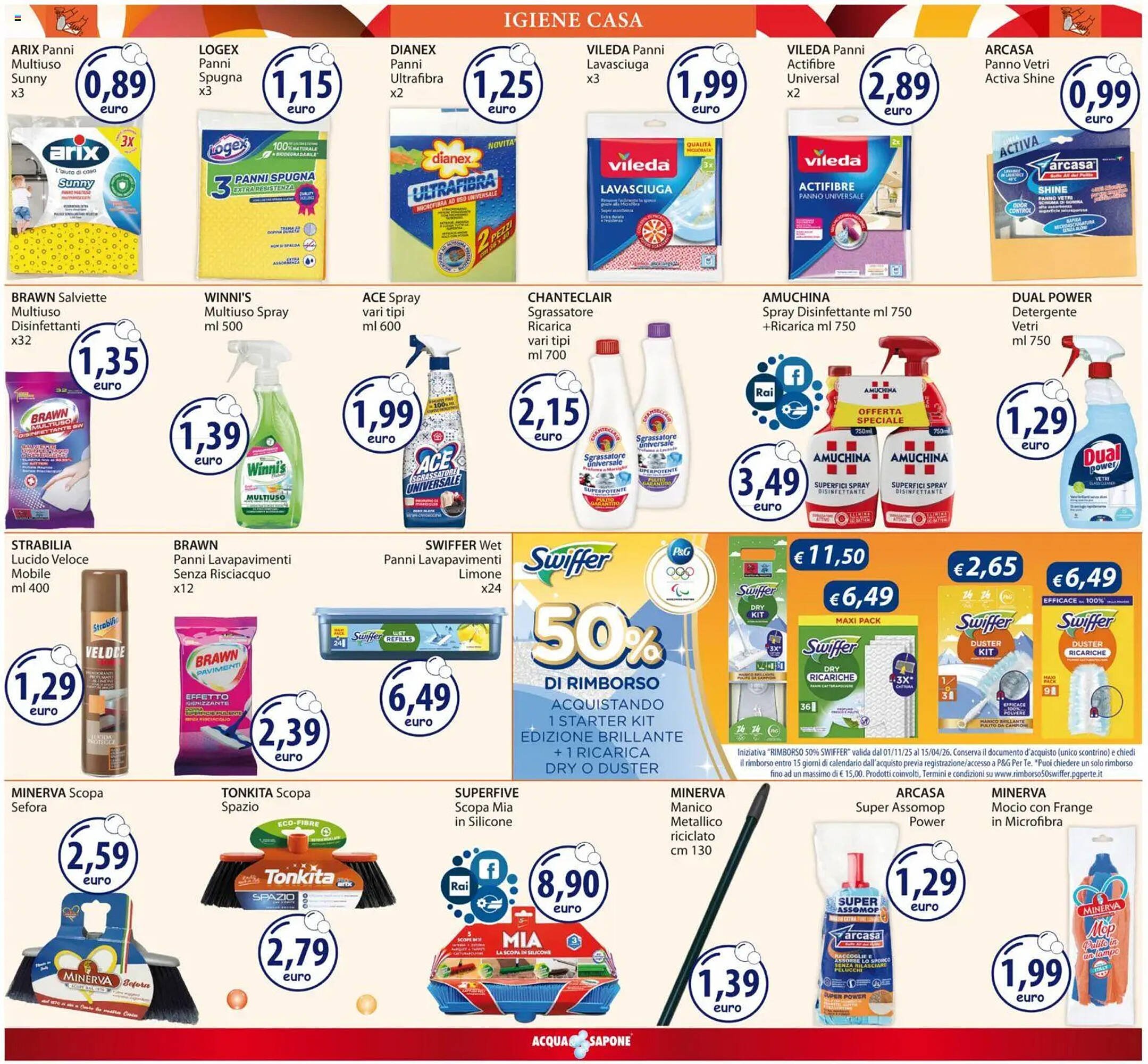 Volantino Acqua &amp; Sapone (2025-12-01 - 2025-12-14)