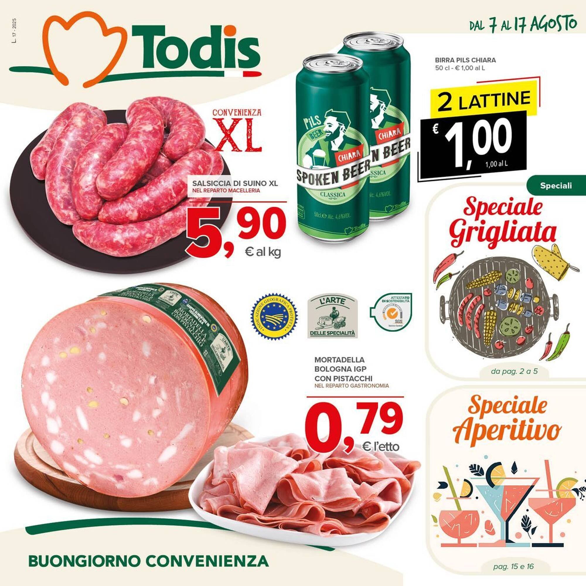 Volantino Todis (2025-08-07 - 2025-08-17)