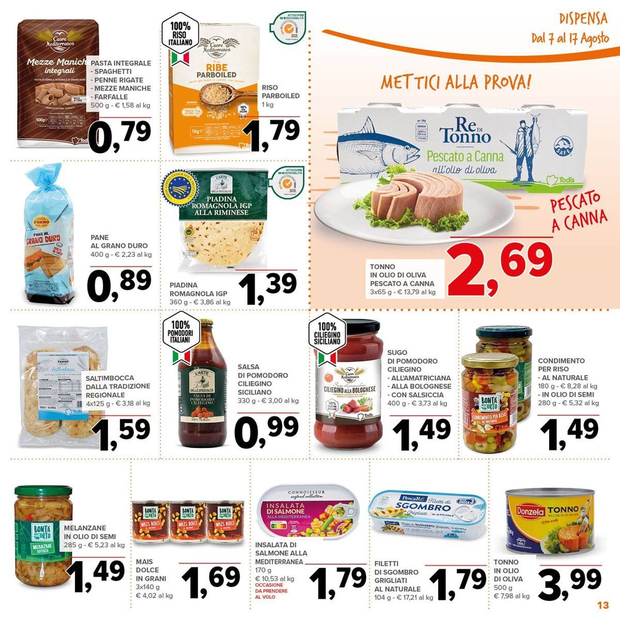Volantino Todis (2025-08-07 - 2025-08-17)