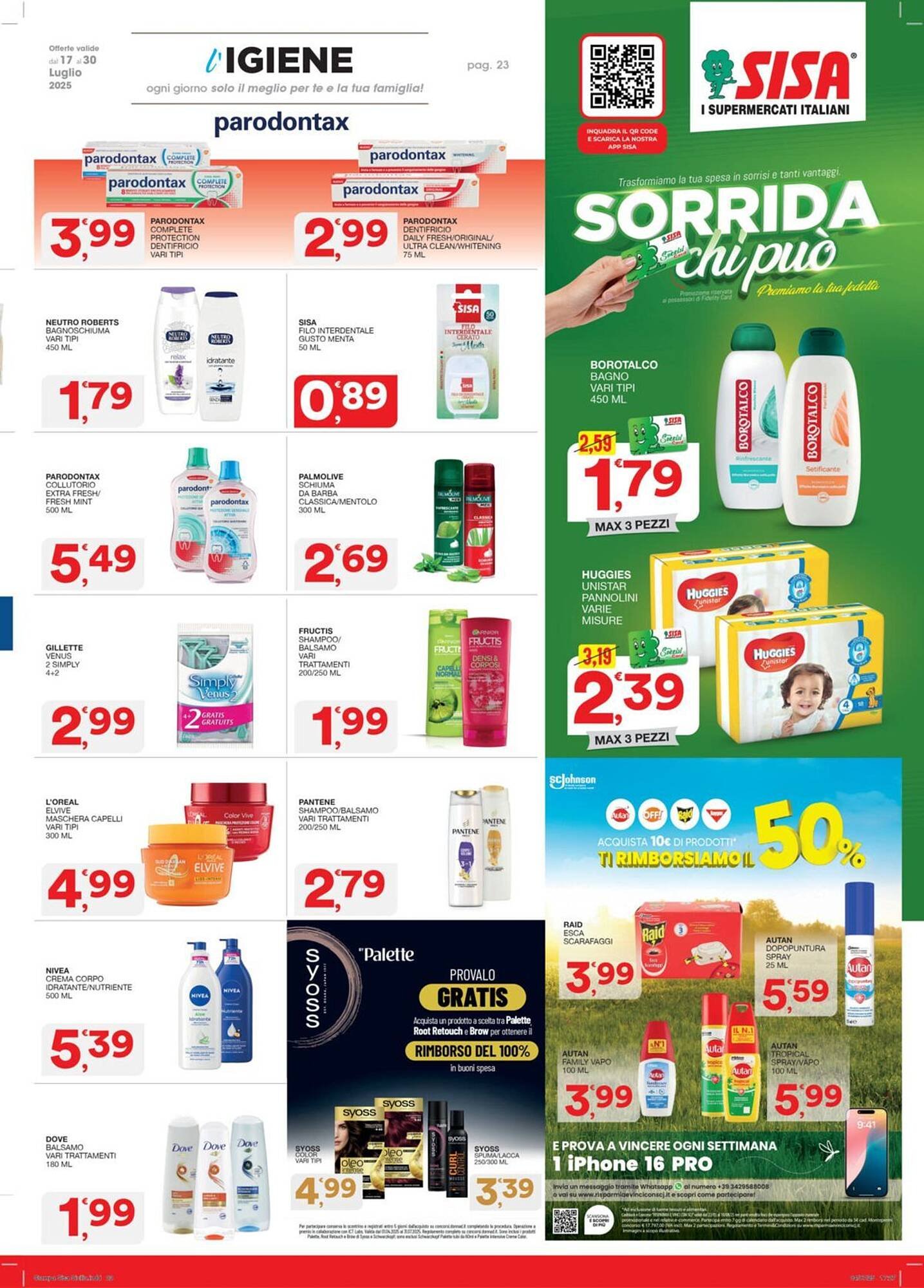 Volantino Sisa (2025-07-17 - 2025-07-30)