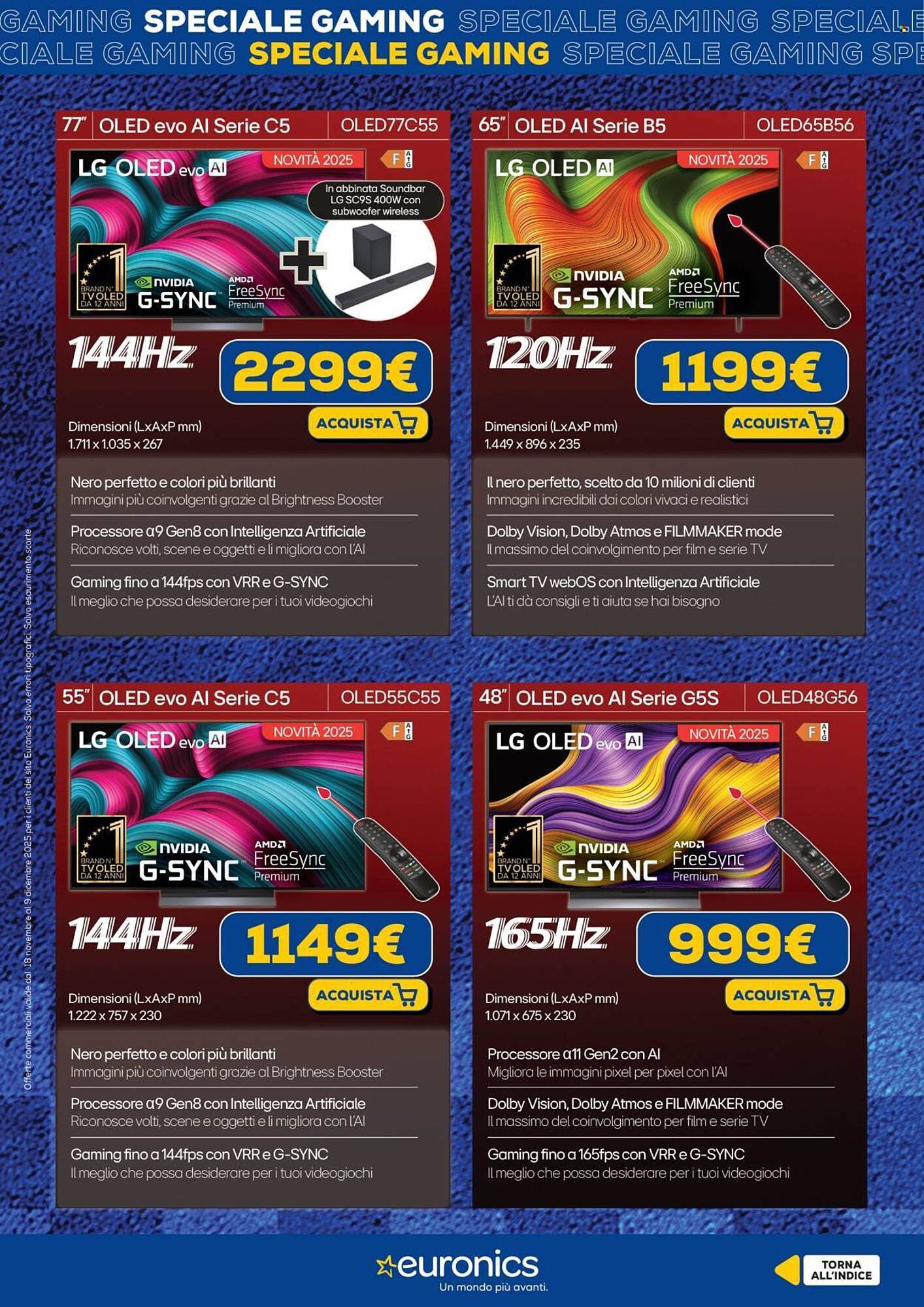 Volantino Euronics (2025-11-18 - 2025-12-09)