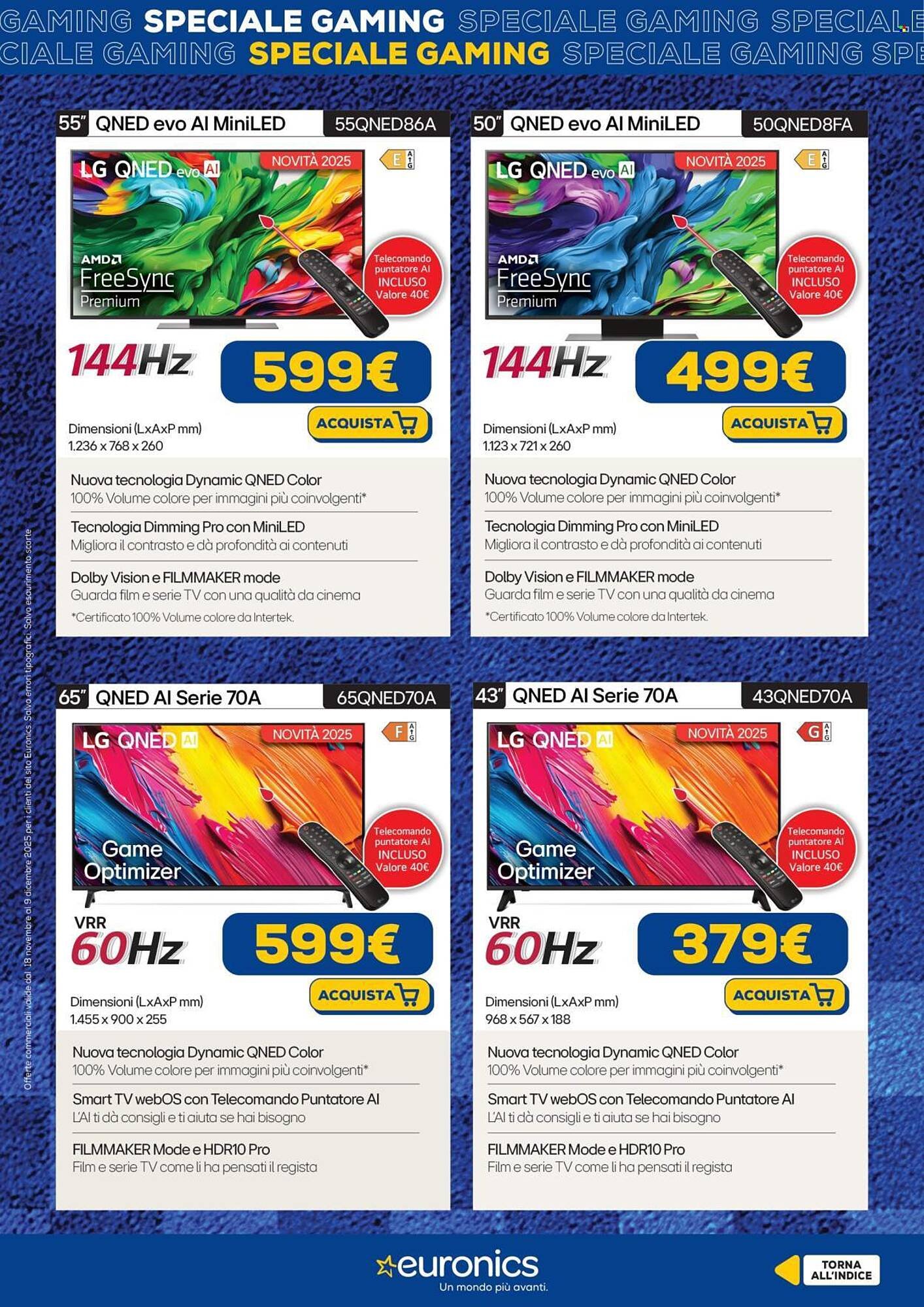 Volantino Euronics (2025-11-18 - 2025-12-09)