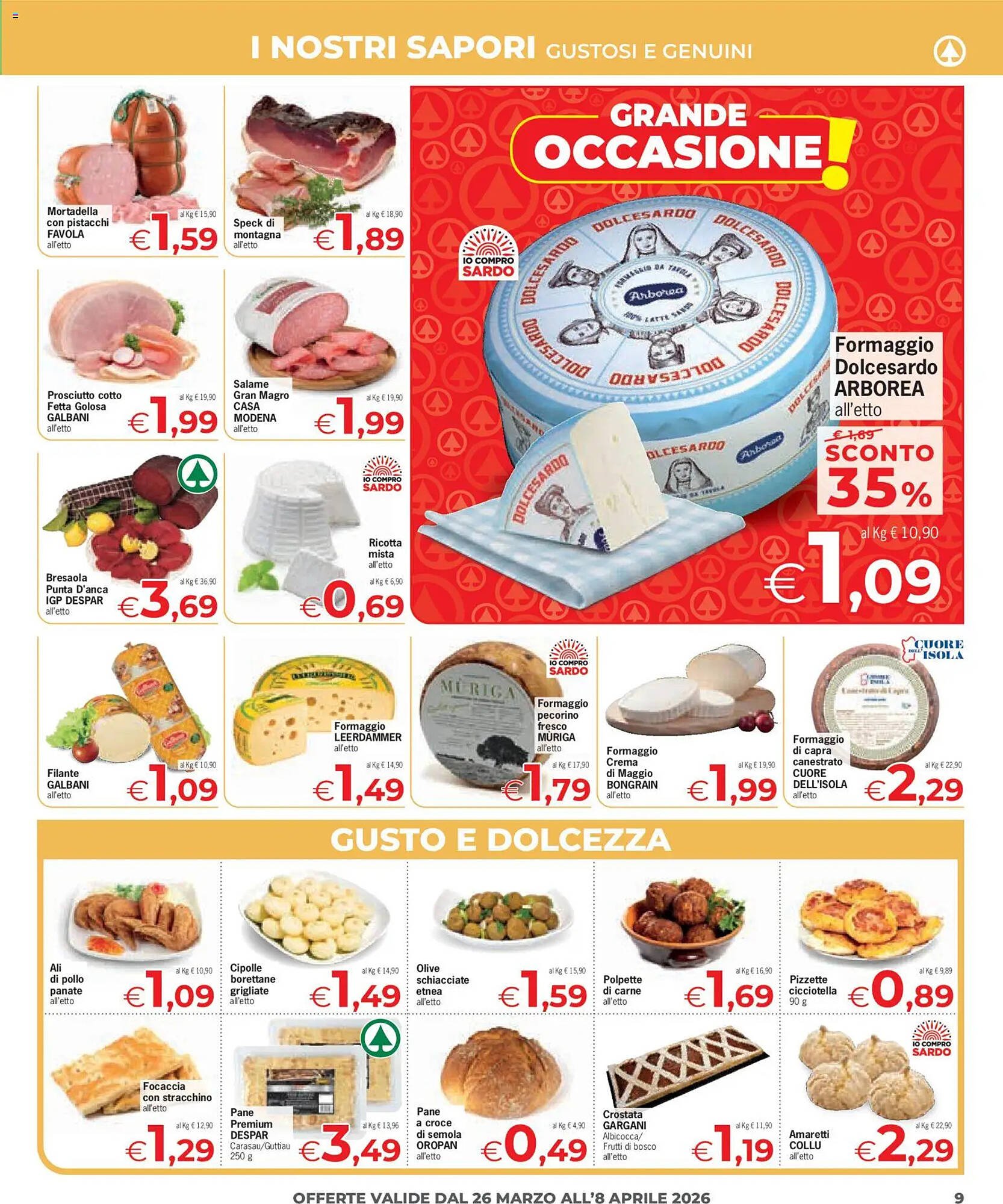 Volantino Eurospar (2026-03-26 - 2026-04-08)