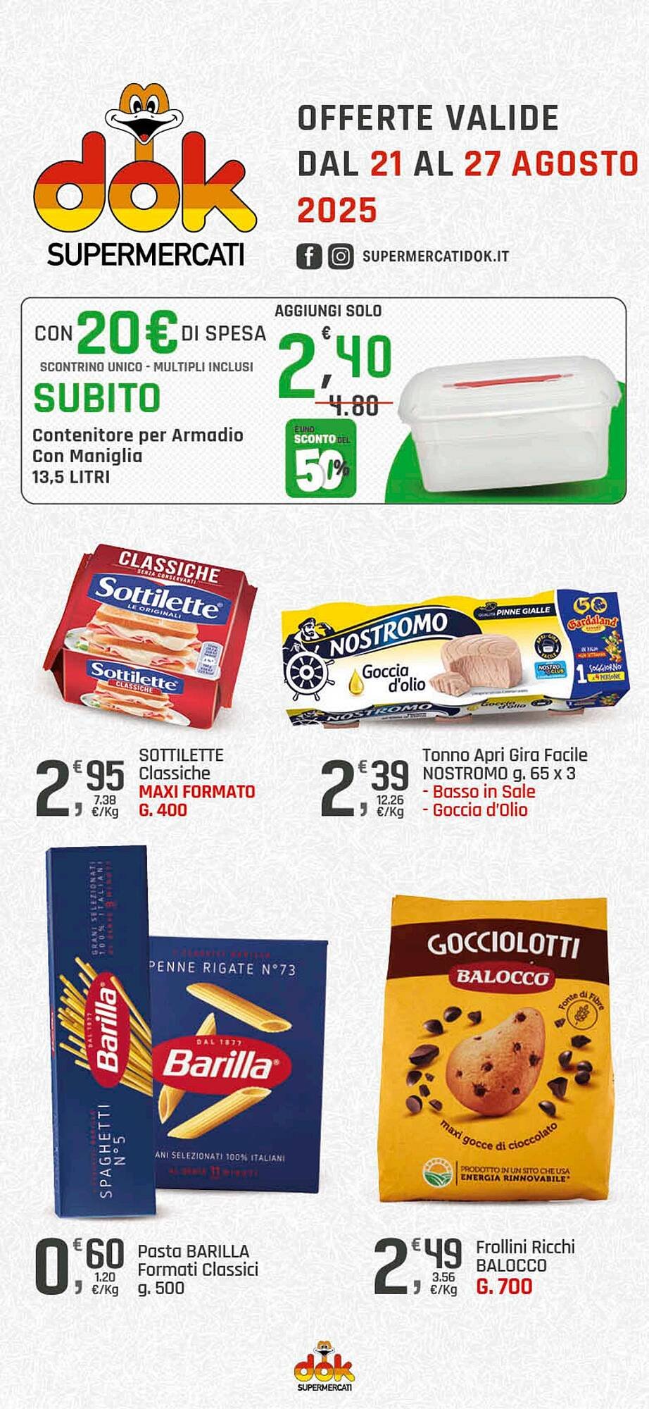 Volantino Supermercati Dok (2025-08-21 - 2025-08-27)