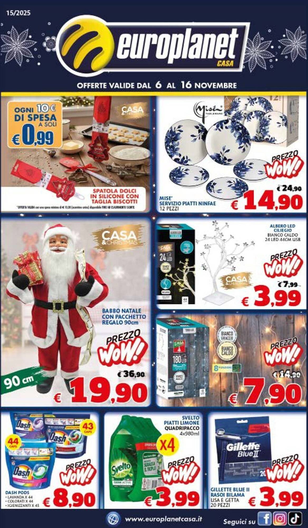 Volantino Europlanet Casa (2025-11-06 - 2025-11-16)