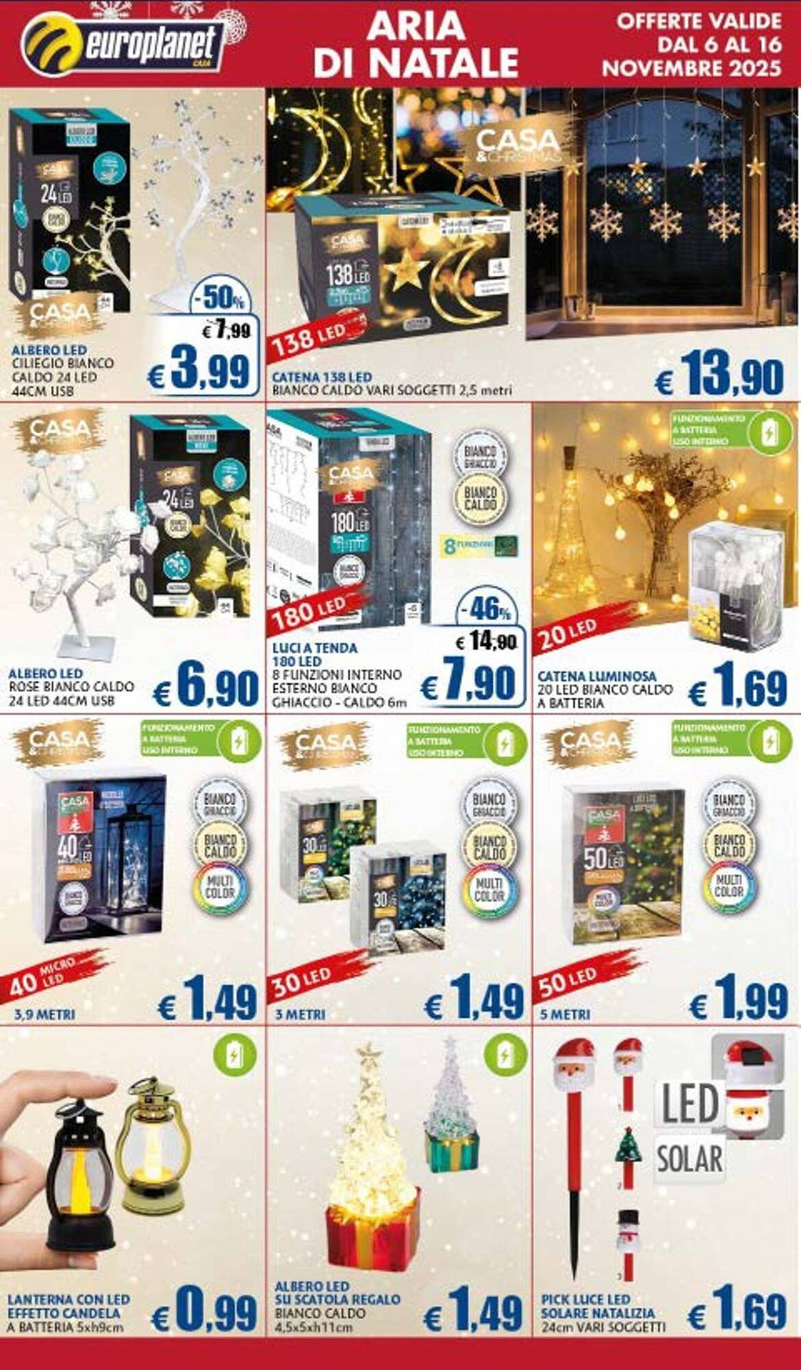 Volantino Europlanet Casa (2025-11-06 - 2025-11-16)