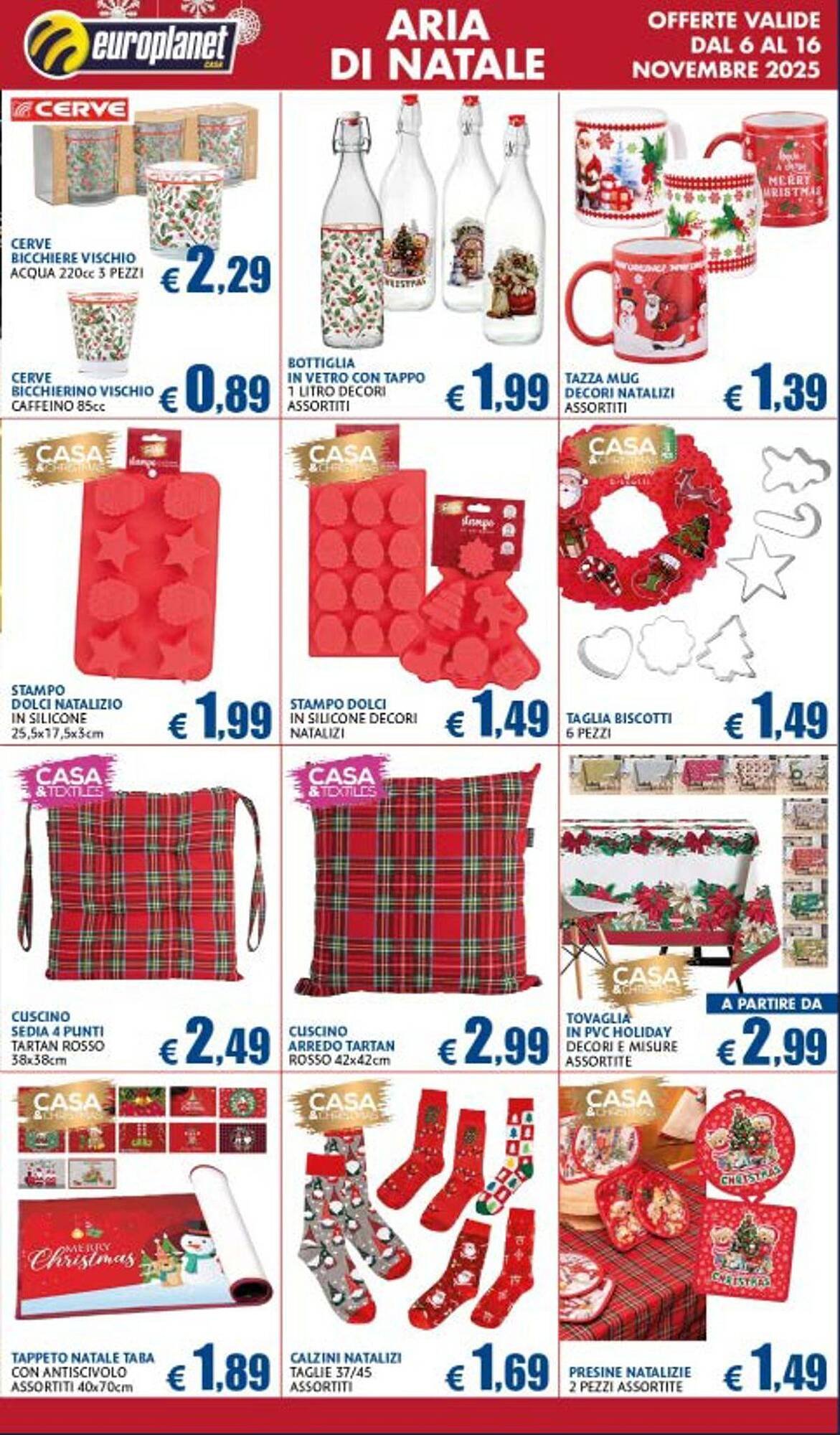 Volantino Europlanet Casa (2025-11-06 - 2025-11-16)