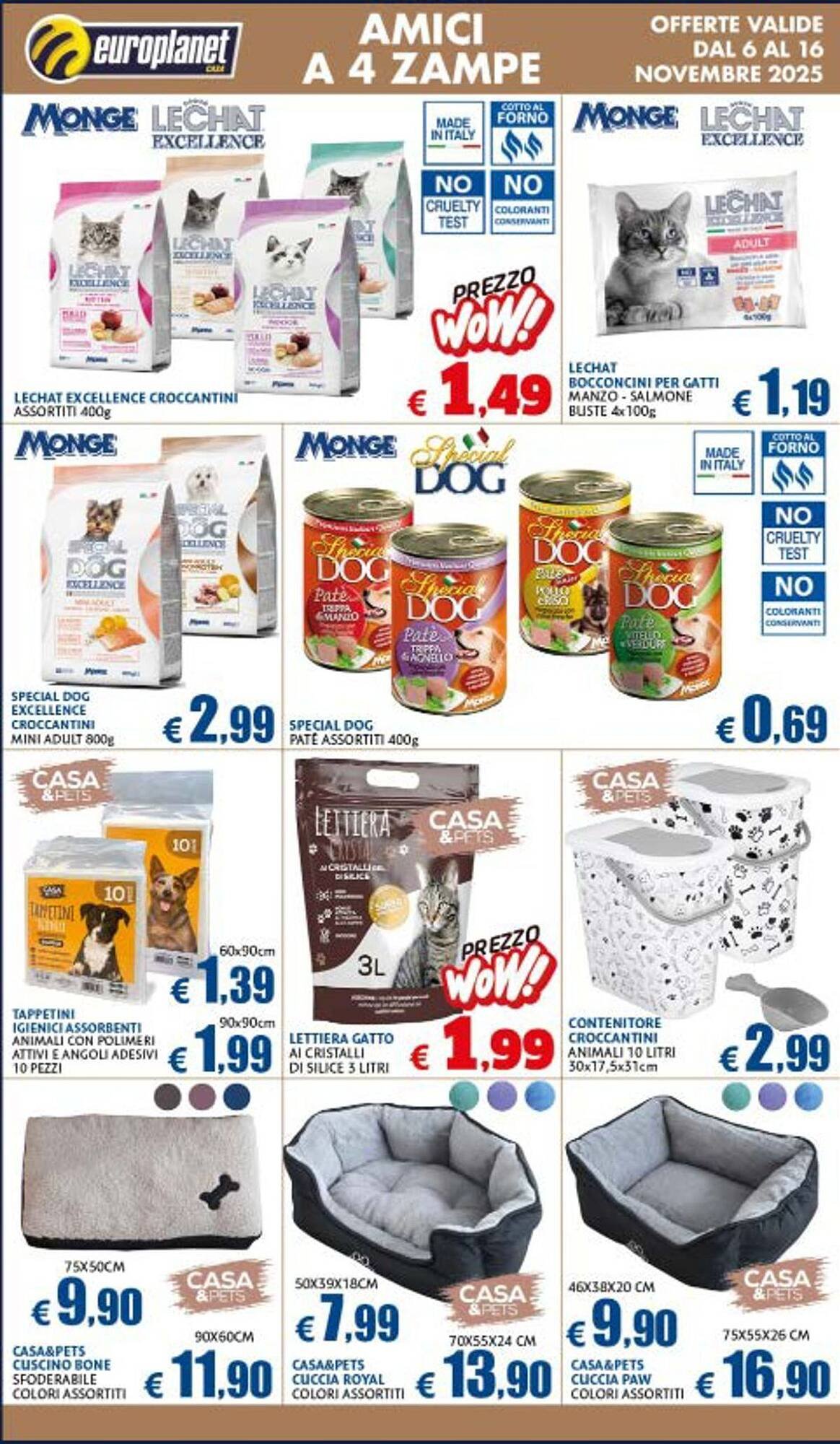 Volantino Europlanet Casa (2025-11-06 - 2025-11-16)