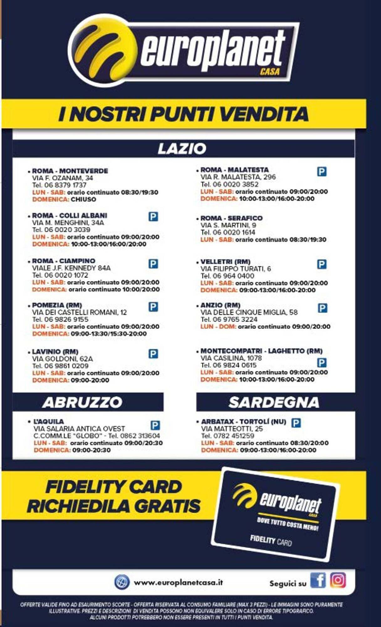 Volantino Europlanet Casa (2025-11-06 - 2025-11-16)