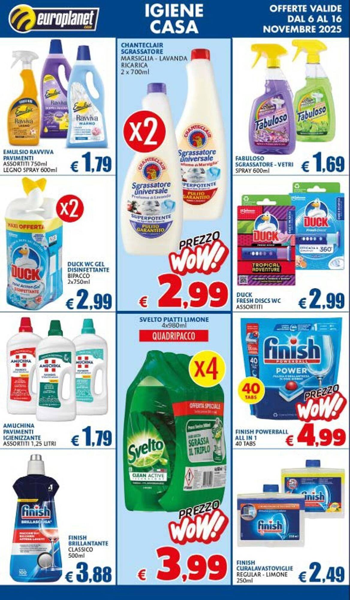 Volantino Europlanet Casa (2025-11-06 - 2025-11-16)