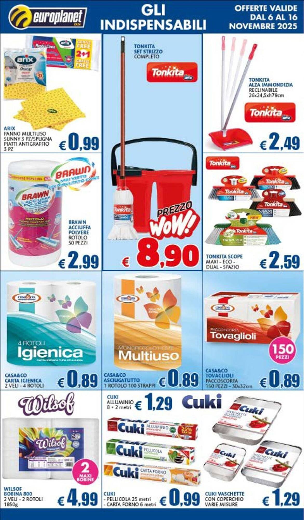 Volantino Europlanet Casa (2025-11-06 - 2025-11-16)