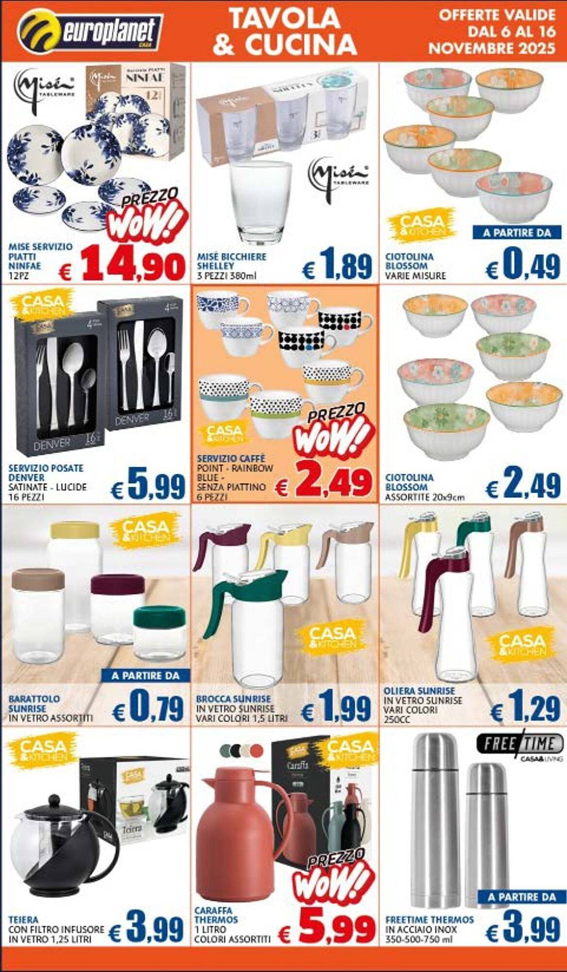 Volantino Europlanet Casa (2025-11-06 - 2025-11-16)