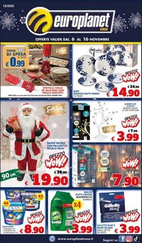 Volantino Europlanet Casa (2025-11-06 - 2025-11-16)