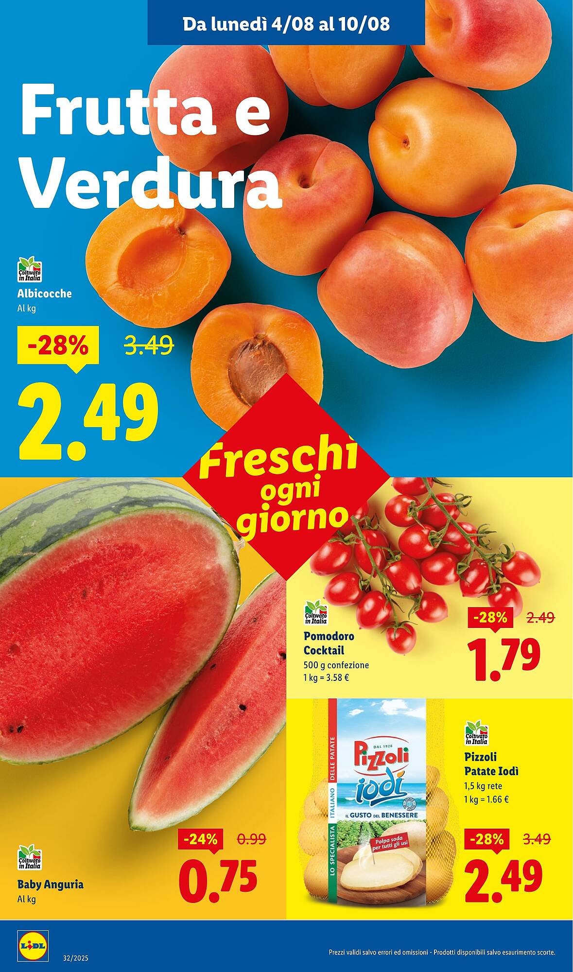 Volantino Lidl (2025-08-04 - 2025-08-10)