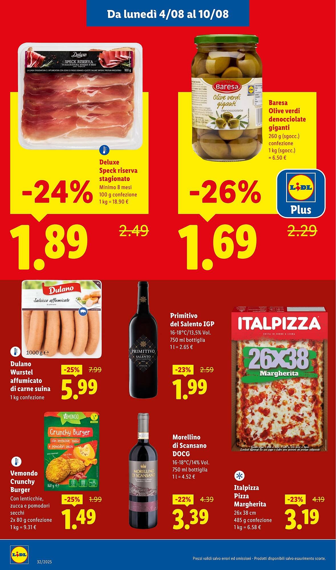Volantino Lidl (2025-08-04 - 2025-08-10)