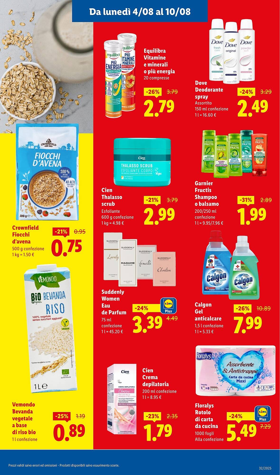 Volantino Lidl (2025-08-04 - 2025-08-10)