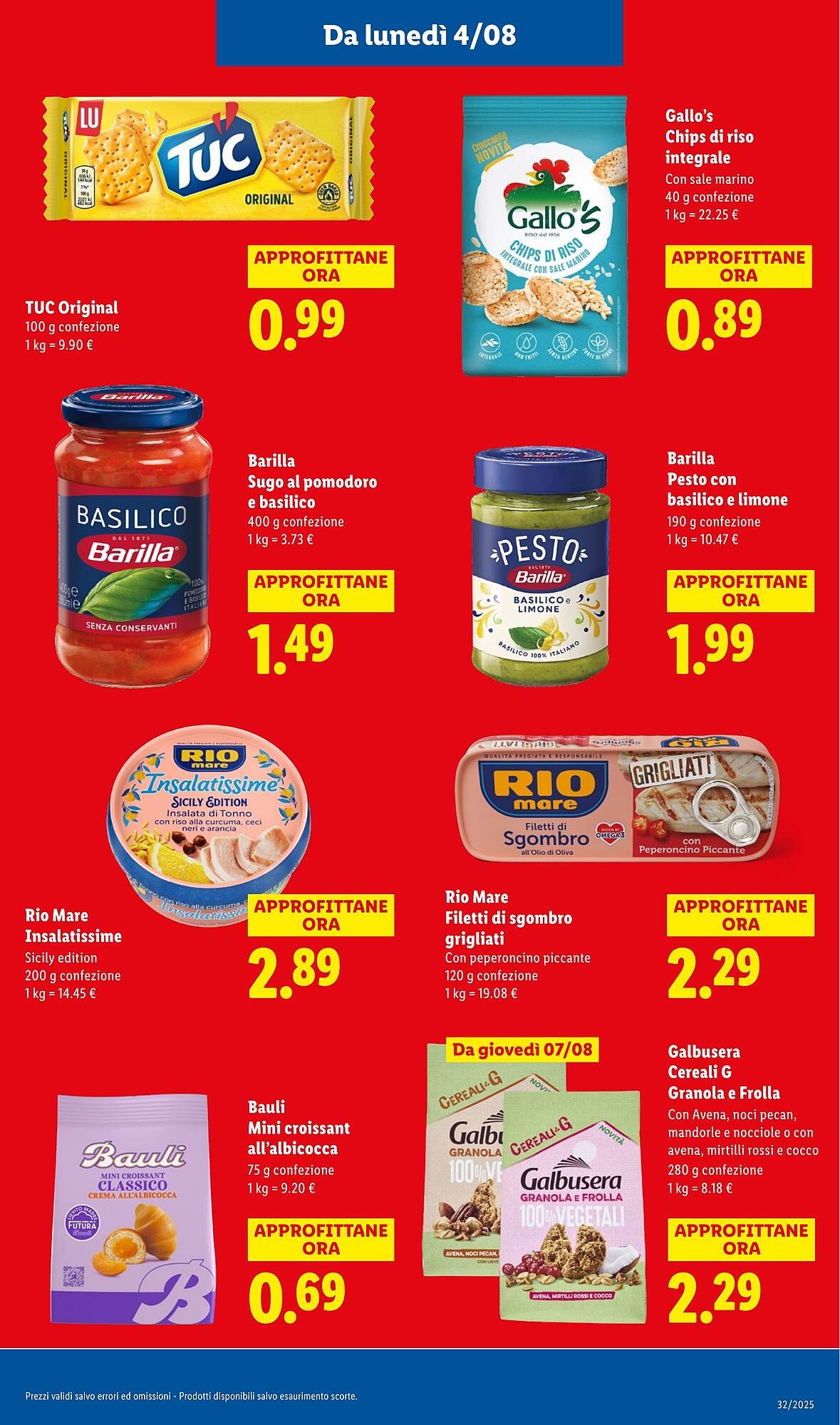 Volantino Lidl (2025-08-04 - 2025-08-10)
