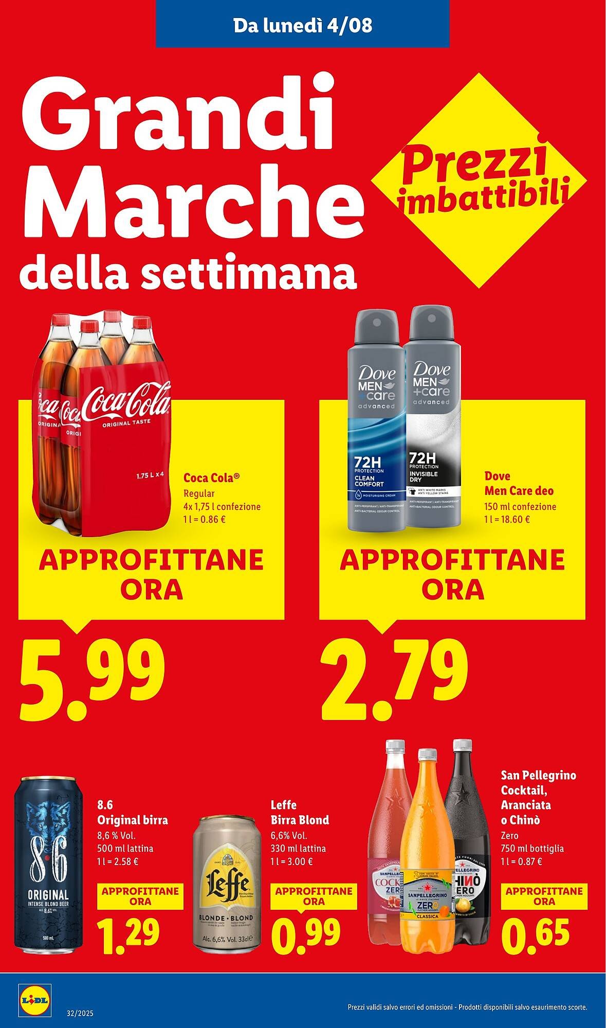 Volantino Lidl (2025-08-04 - 2025-08-10)