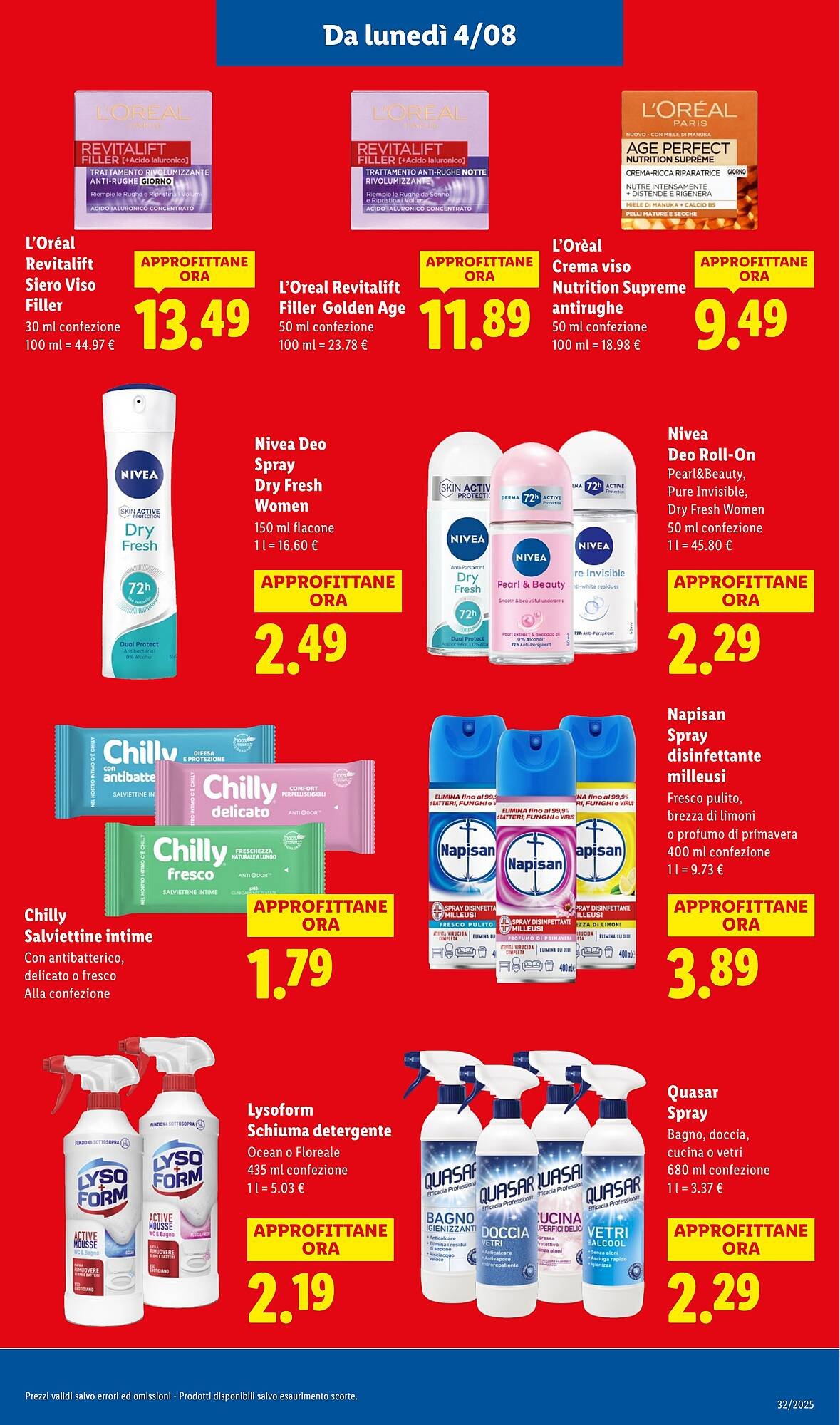 Volantino Lidl (2025-08-04 - 2025-08-10)