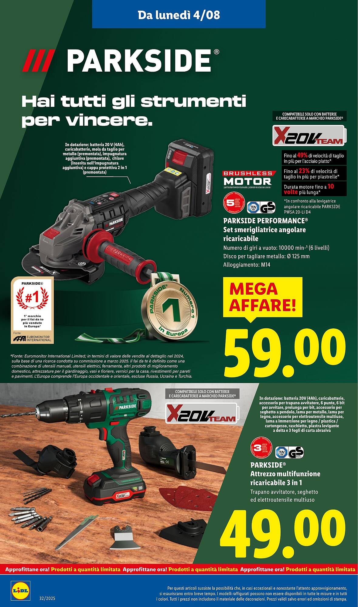 Volantino Lidl (2025-08-04 - 2025-08-10)