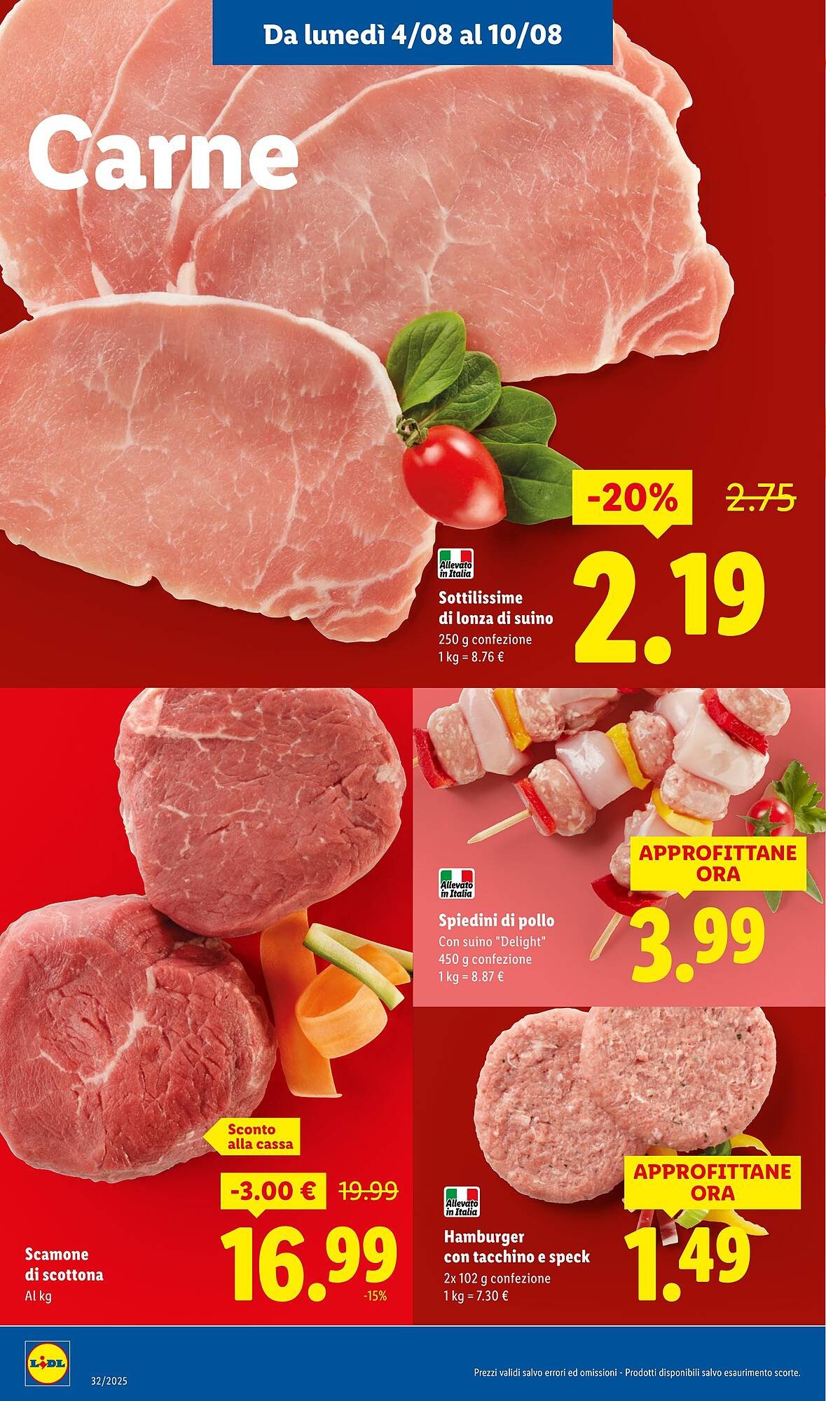 Volantino Lidl (2025-08-04 - 2025-08-10)