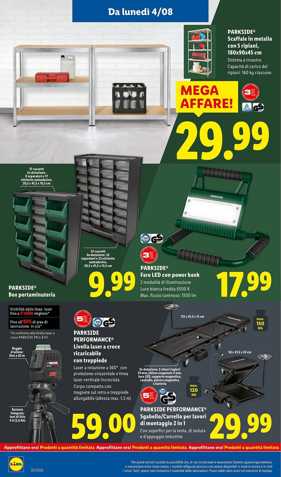 Volantino Lidl (2025-08-04 - 2025-08-10)