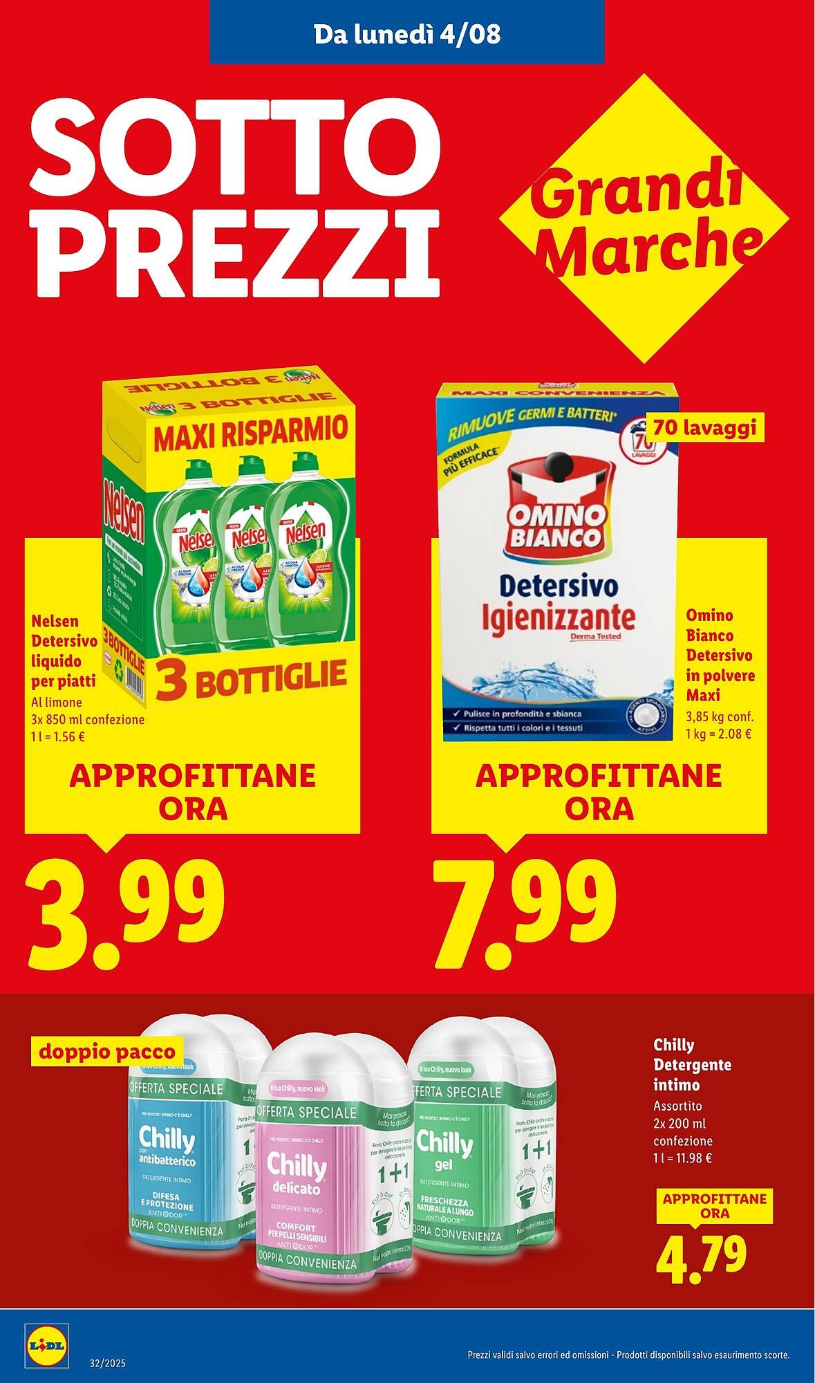 Volantino Lidl (2025-08-04 - 2025-08-10)