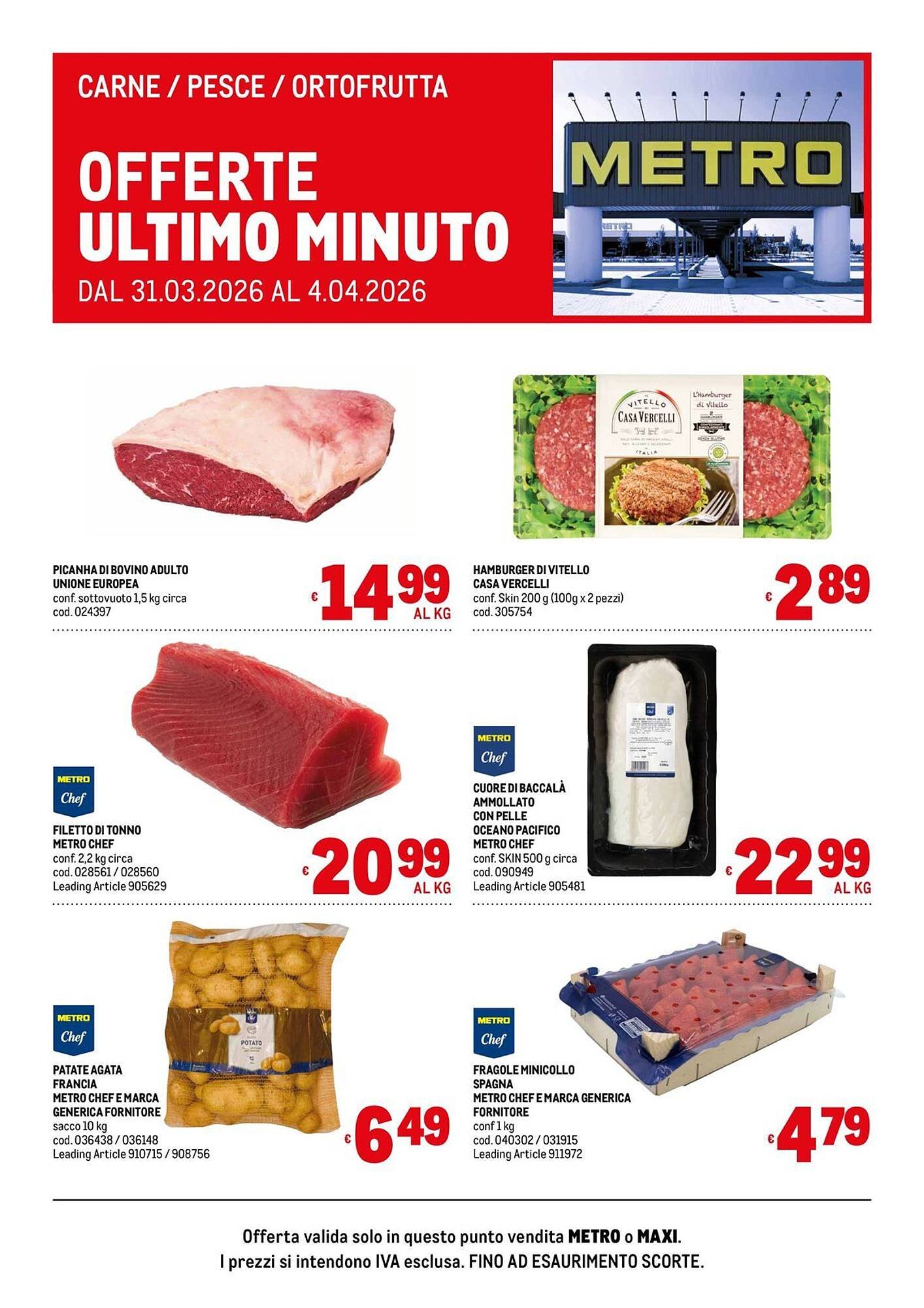 Volantino Metro (2026-04-01 - 2026-04-04)