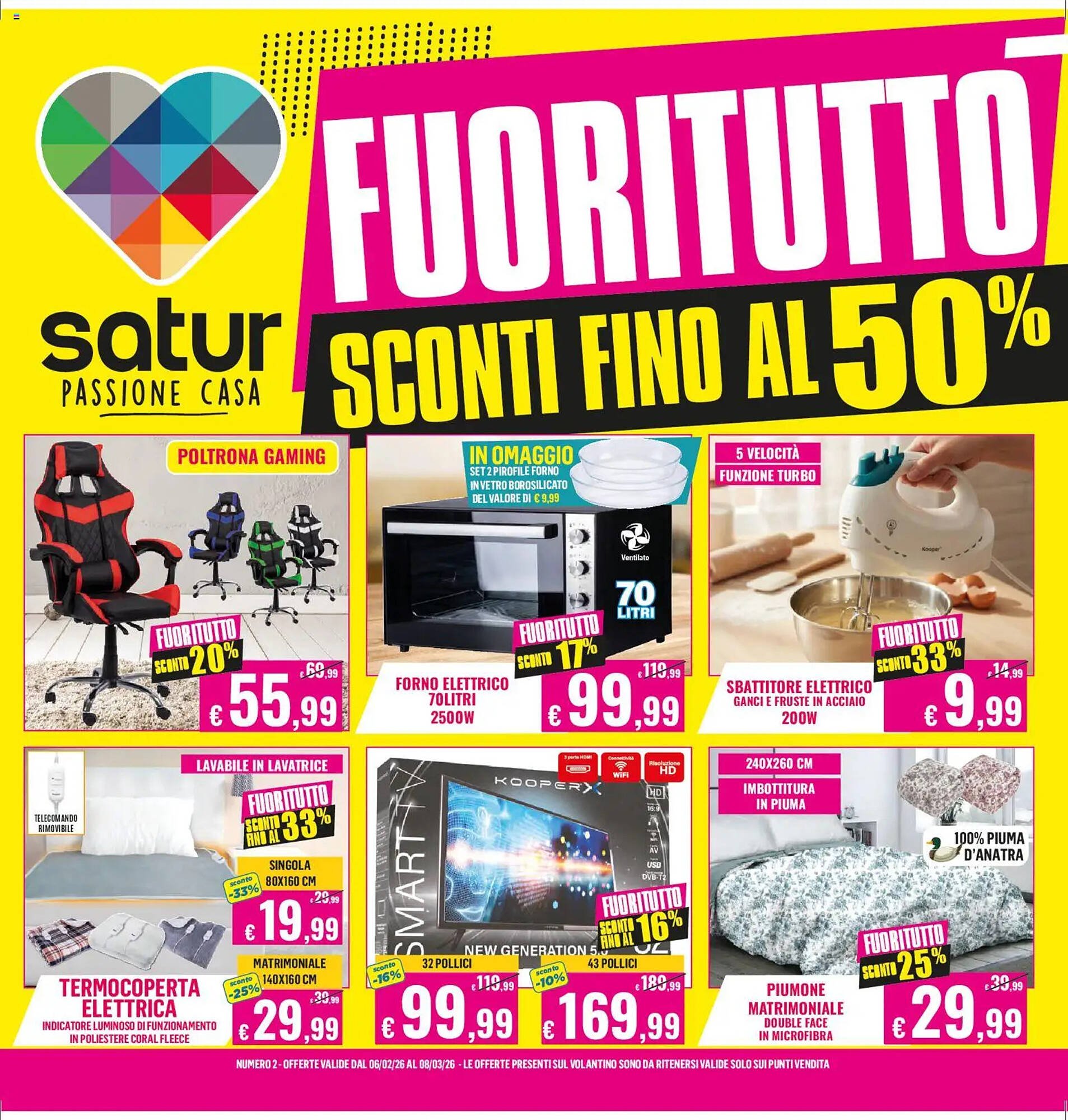 Volantino Satur (2026-02-06 - 2026-03-08)