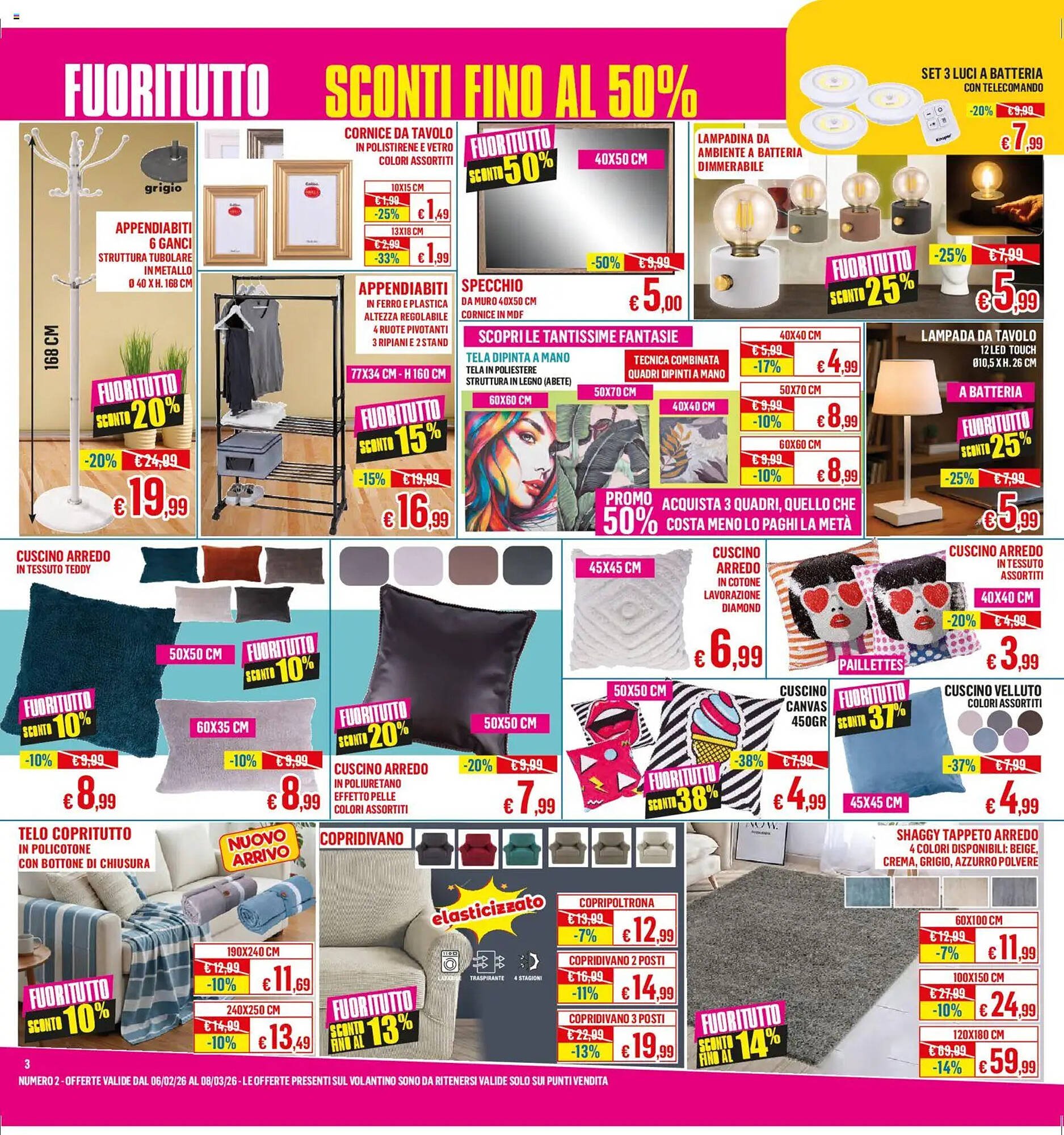 Volantino Satur (2026-02-06 - 2026-03-08)