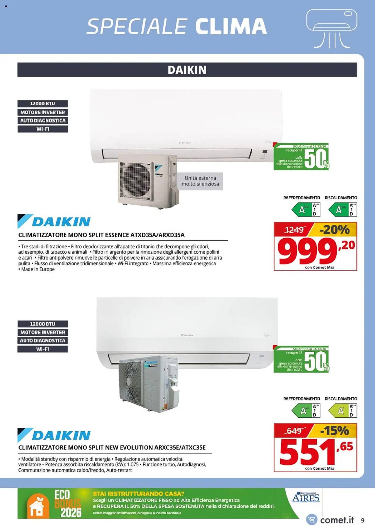 Volantino Comet (2026-03-20 - 2026-04-09)