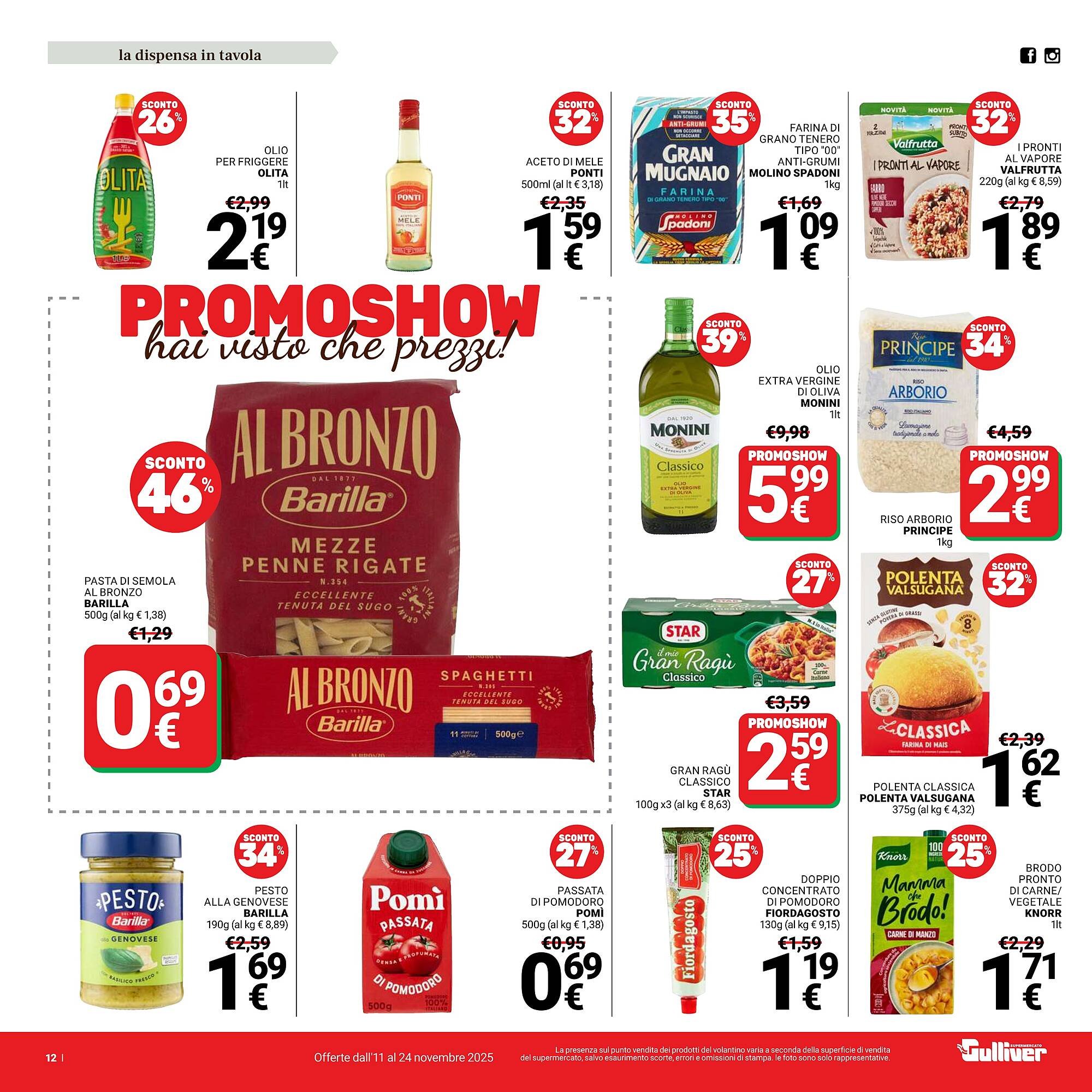 Volantino Supermercati Gulliver (2025-11-11 - 2025-11-24)