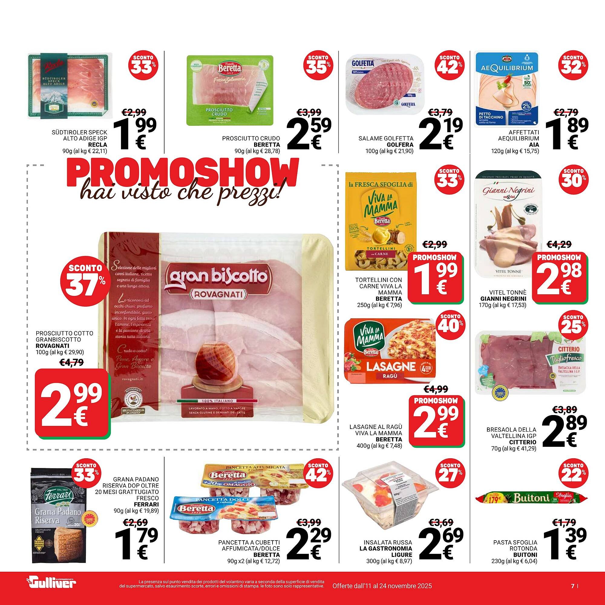 Volantino Supermercati Gulliver (2025-11-11 - 2025-11-24)