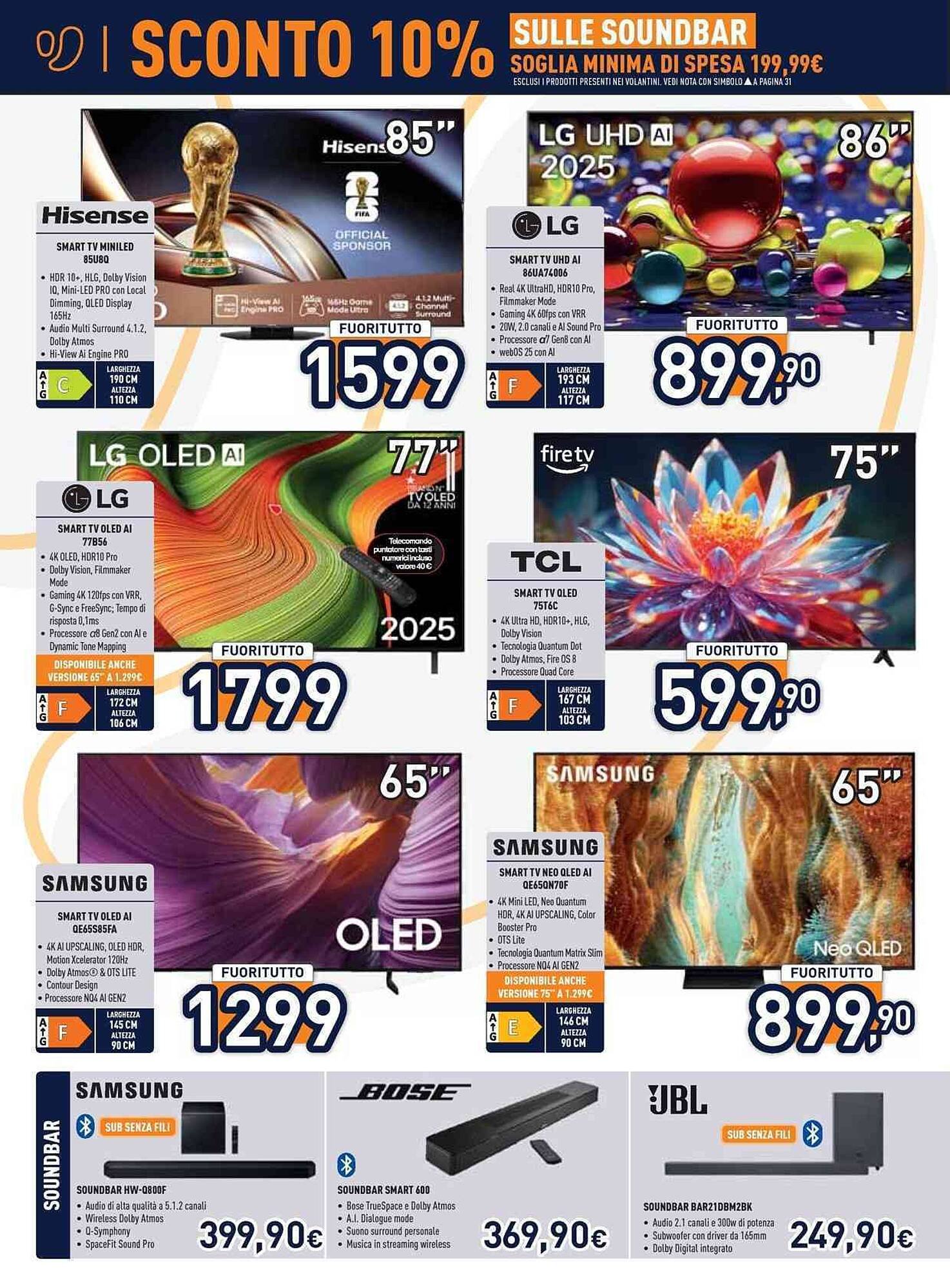 Volantino Unieuro (2026-01-16 - 2026-01-29)