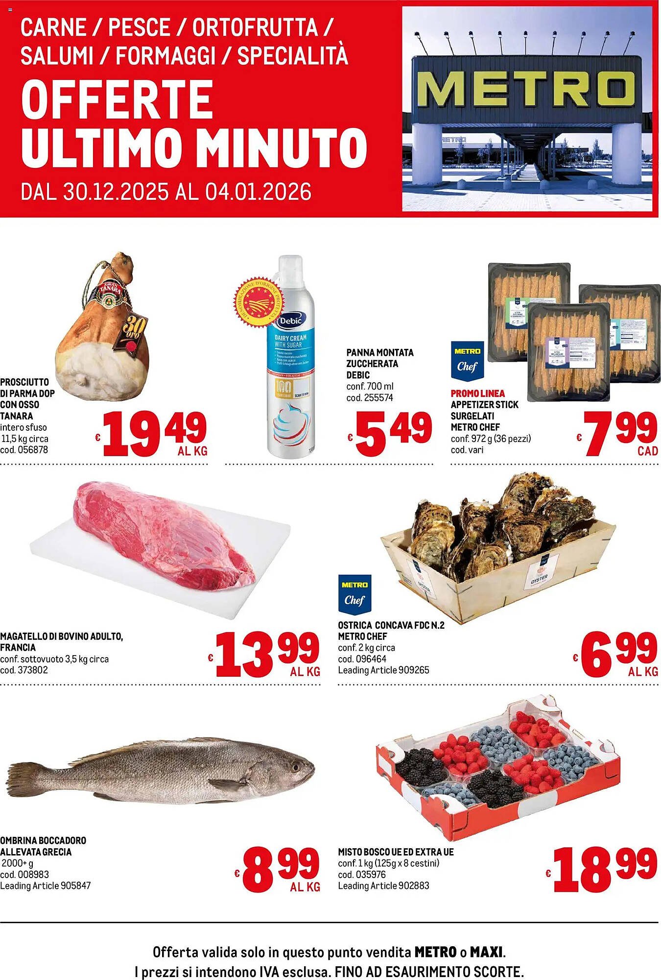 Volantino Metro (2025-12-30 - 2026-01-04)