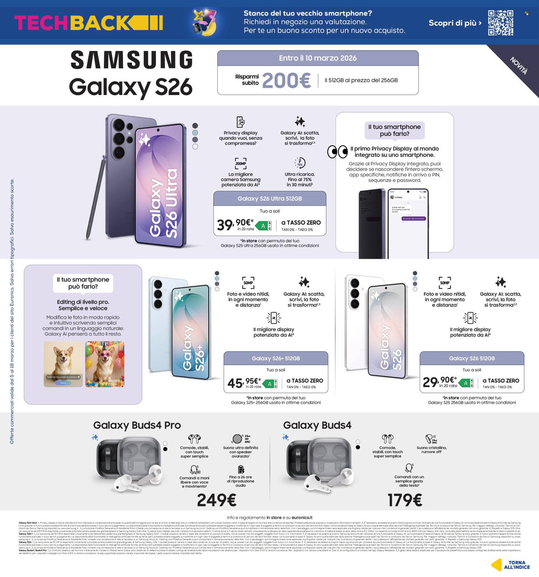 Volantino Euronics (2026-03-05 - 2026-03-18)