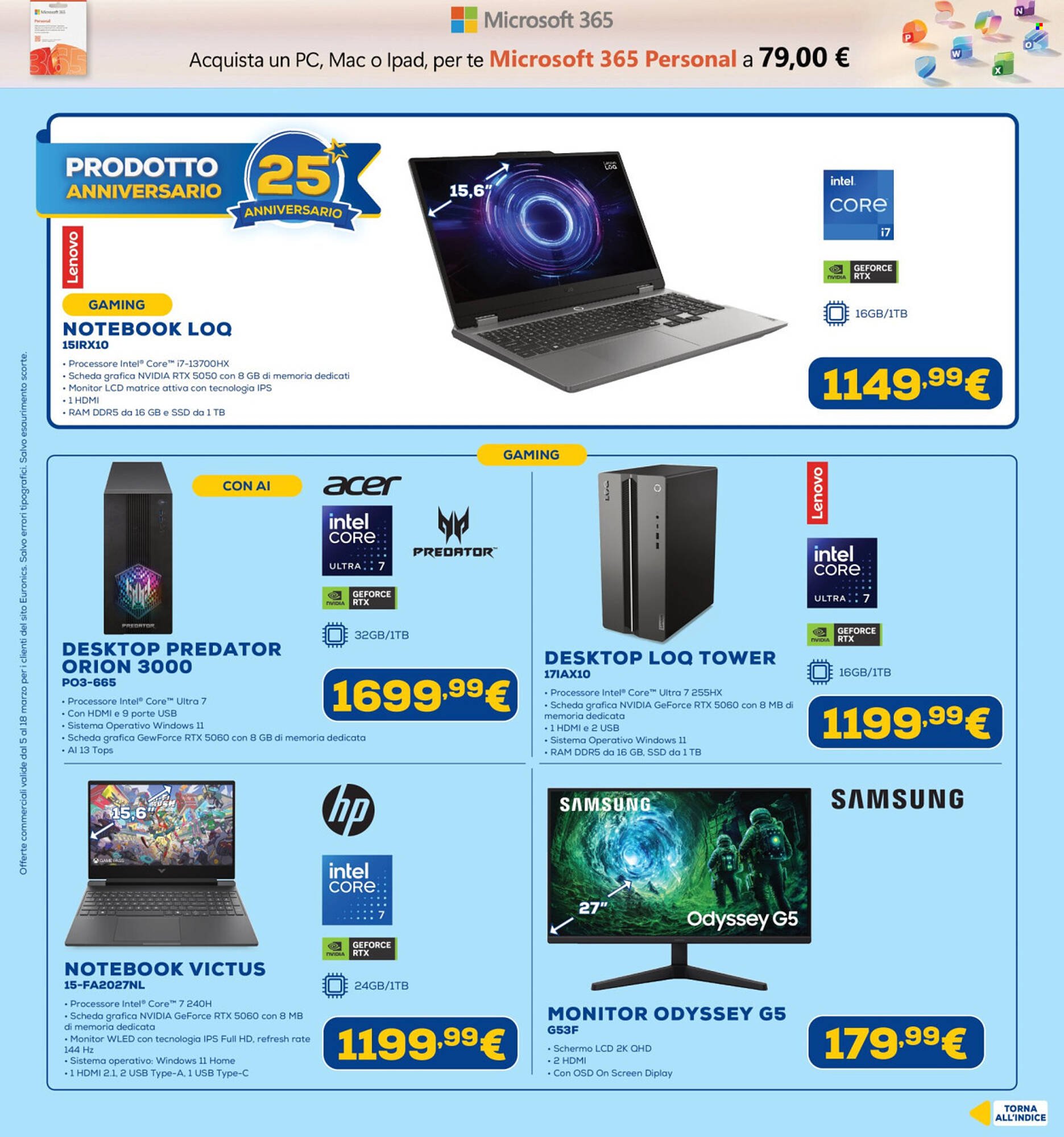 Volantino Euronics (2026-03-05 - 2026-03-18)